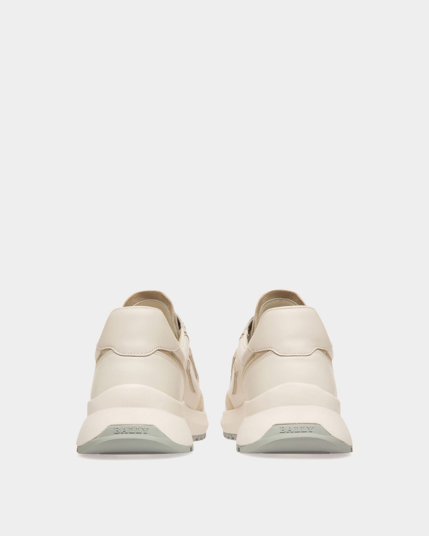 Demmy Leather Sneakers In White