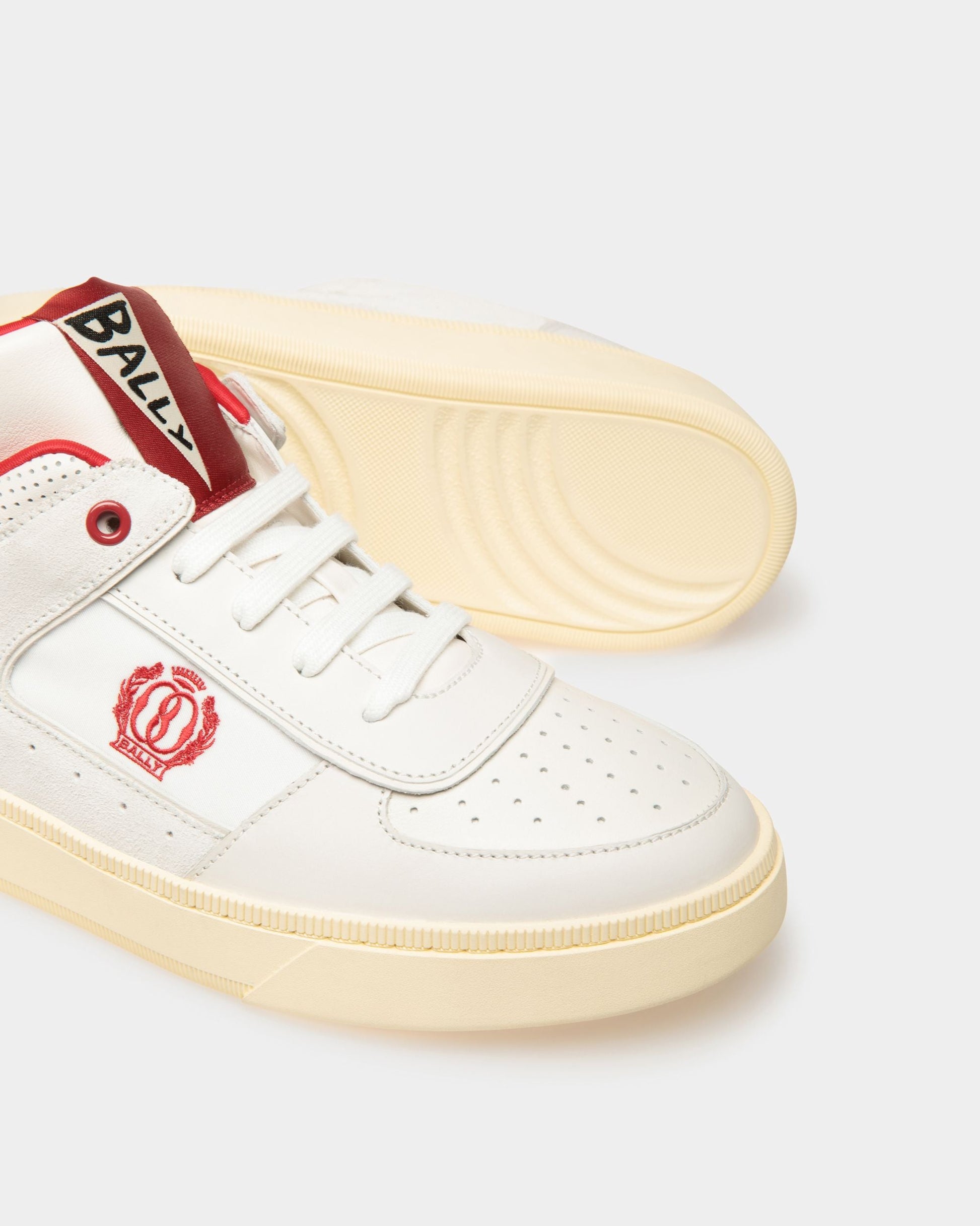 Riweira | Men's Sneakers | White Leather | Bally | Still Life Below
