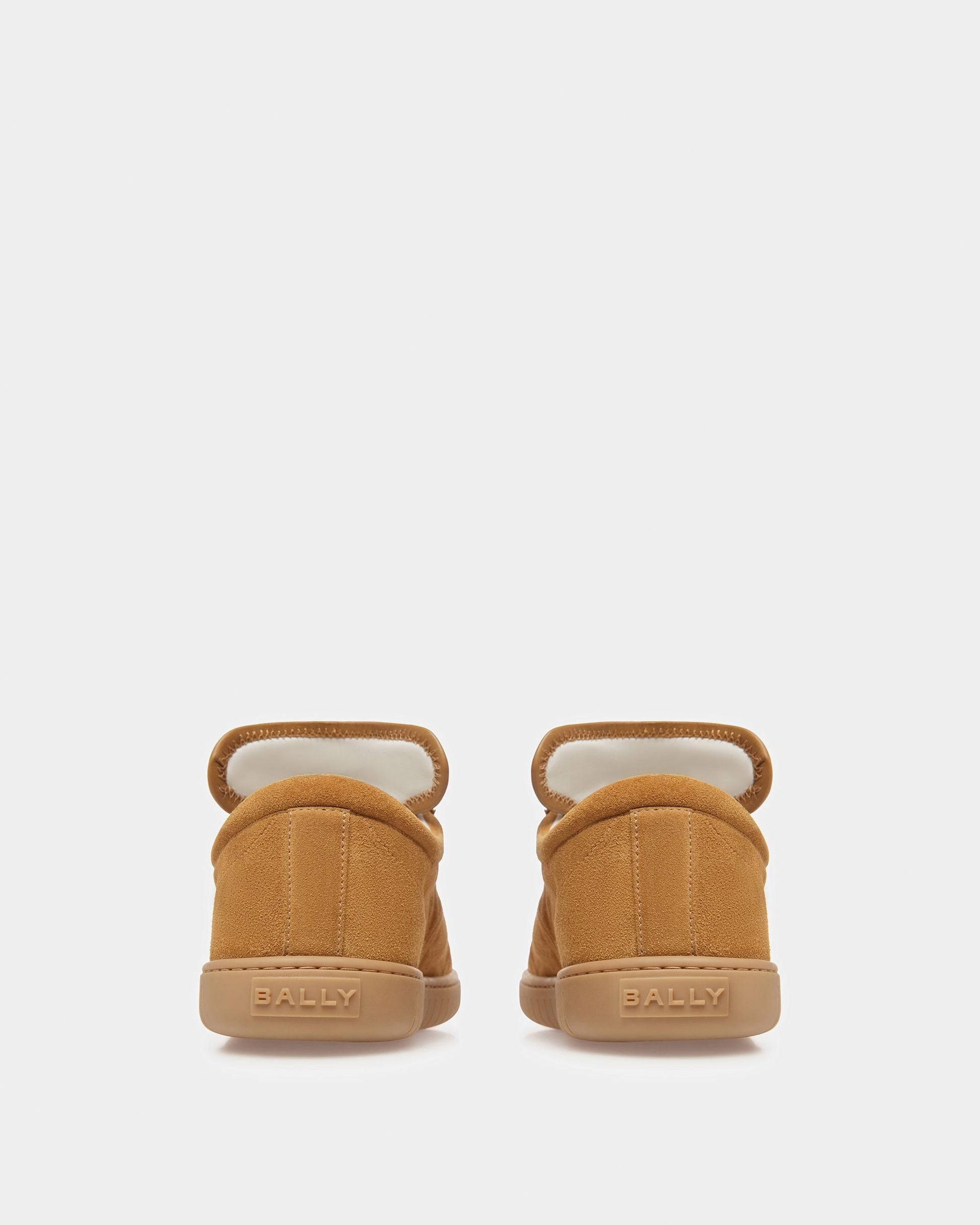 Parrel | Men's Sneakers | Desert And Amber Leather | Bally | Still Life 3/4 Back