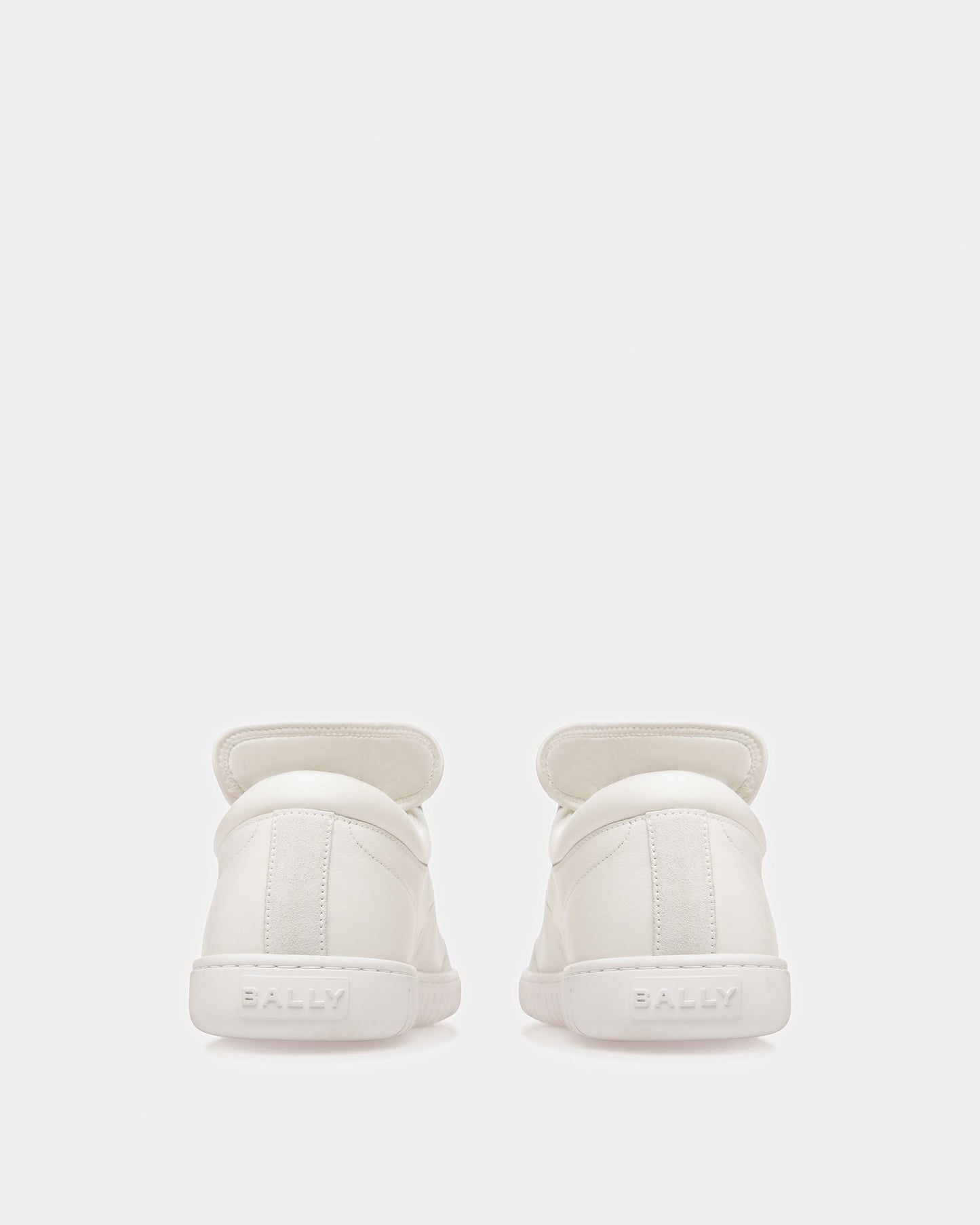 Parrel | Men's Sneakers | White Leather | Bally | Still Life 3/4 Back
