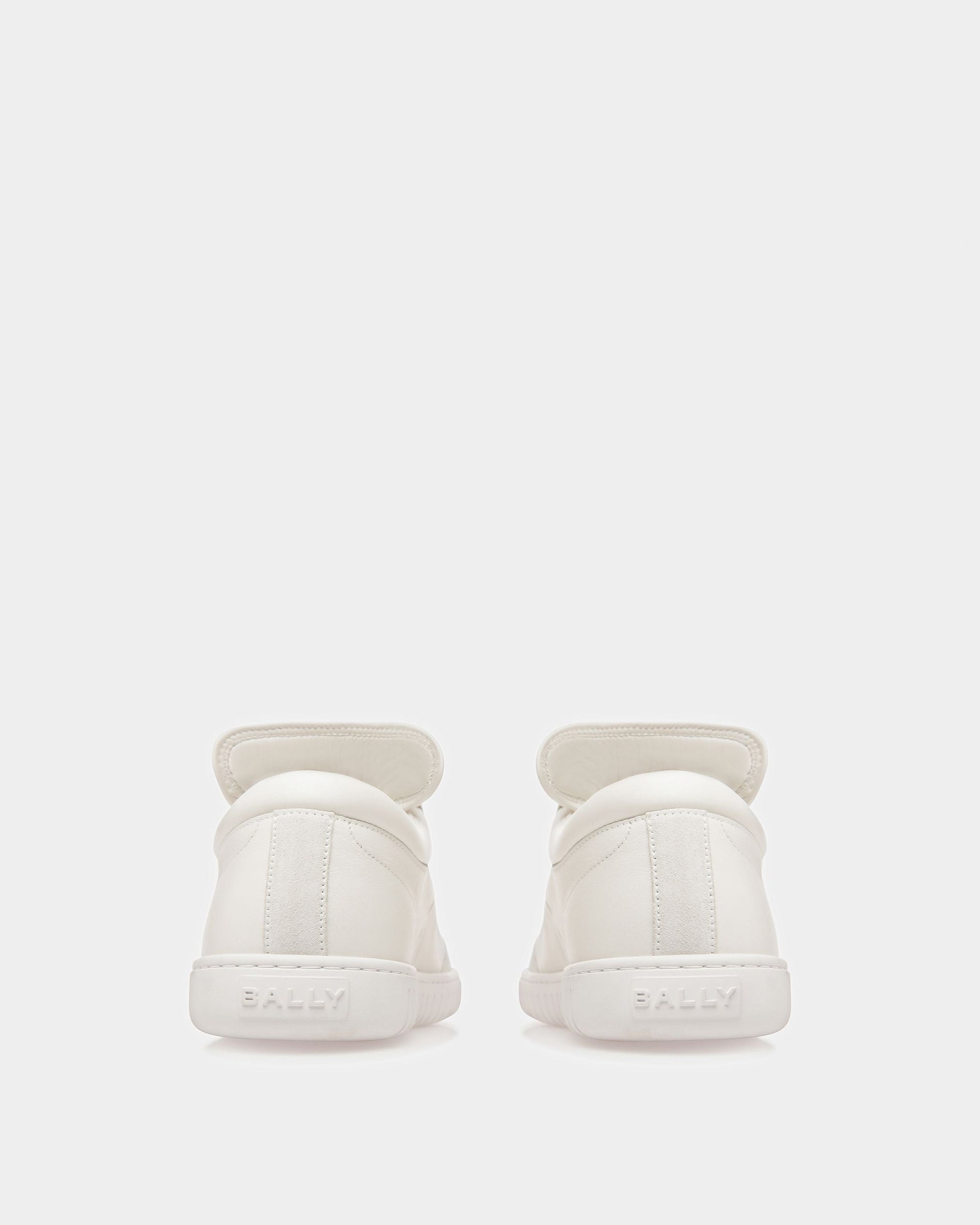 Parrel | Men's Sneakers | White Leather | Bally | Still Life 3/4 Back