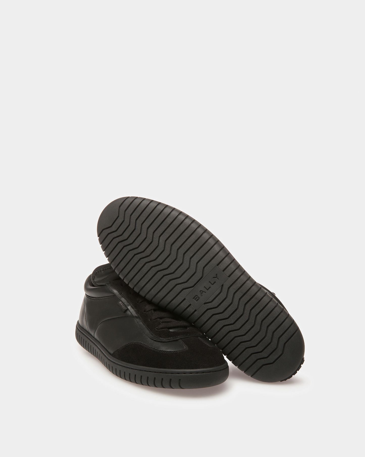 Parrel | Men's Sneakers | Black Leather | Bally | Still Life Below