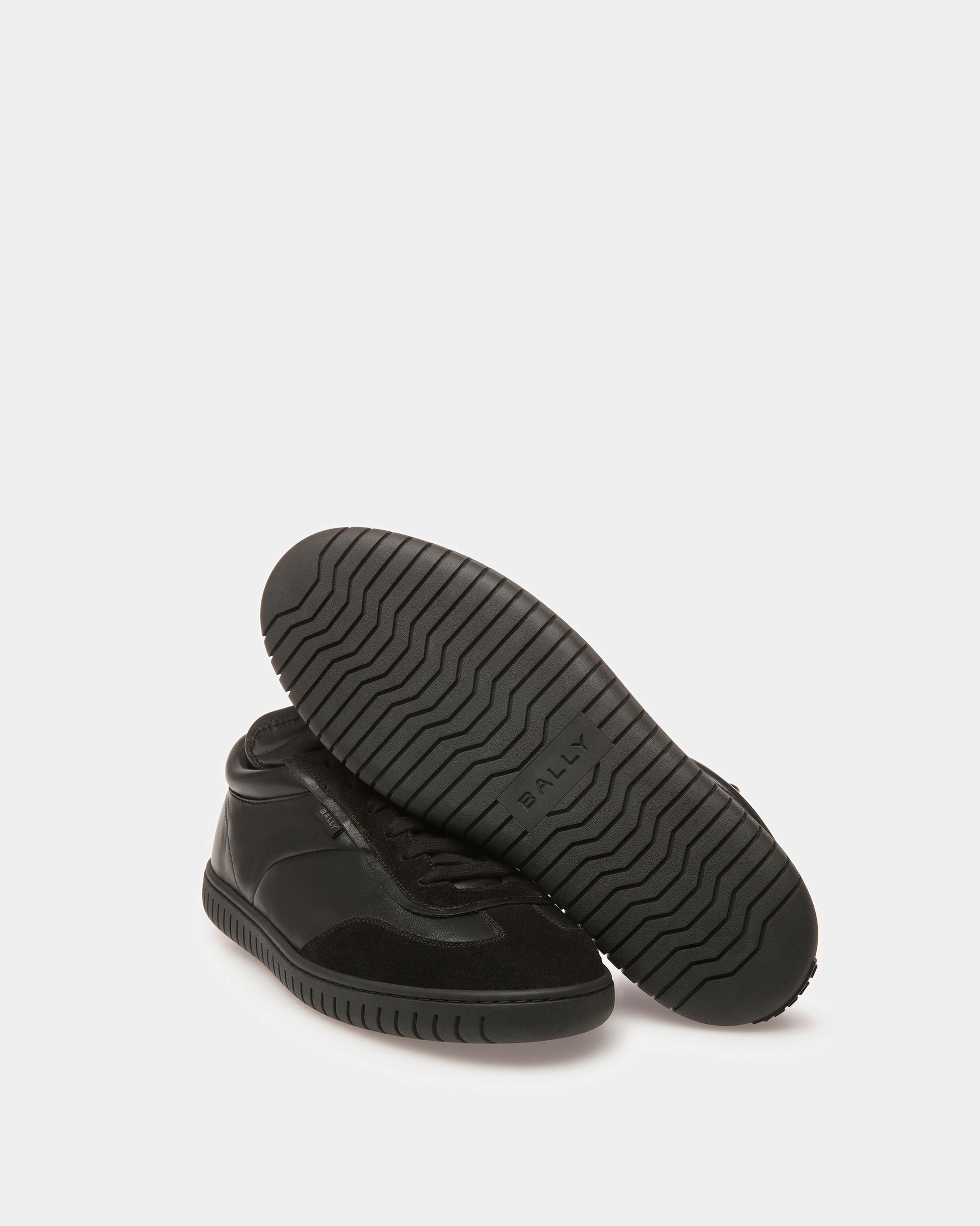 Parrel | Men's Sneakers | Black Leather | Bally | Still Life Below
