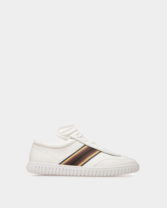 Parrel Ribbon | Men's Sneakers | White Leather | Bally | Still Life Side