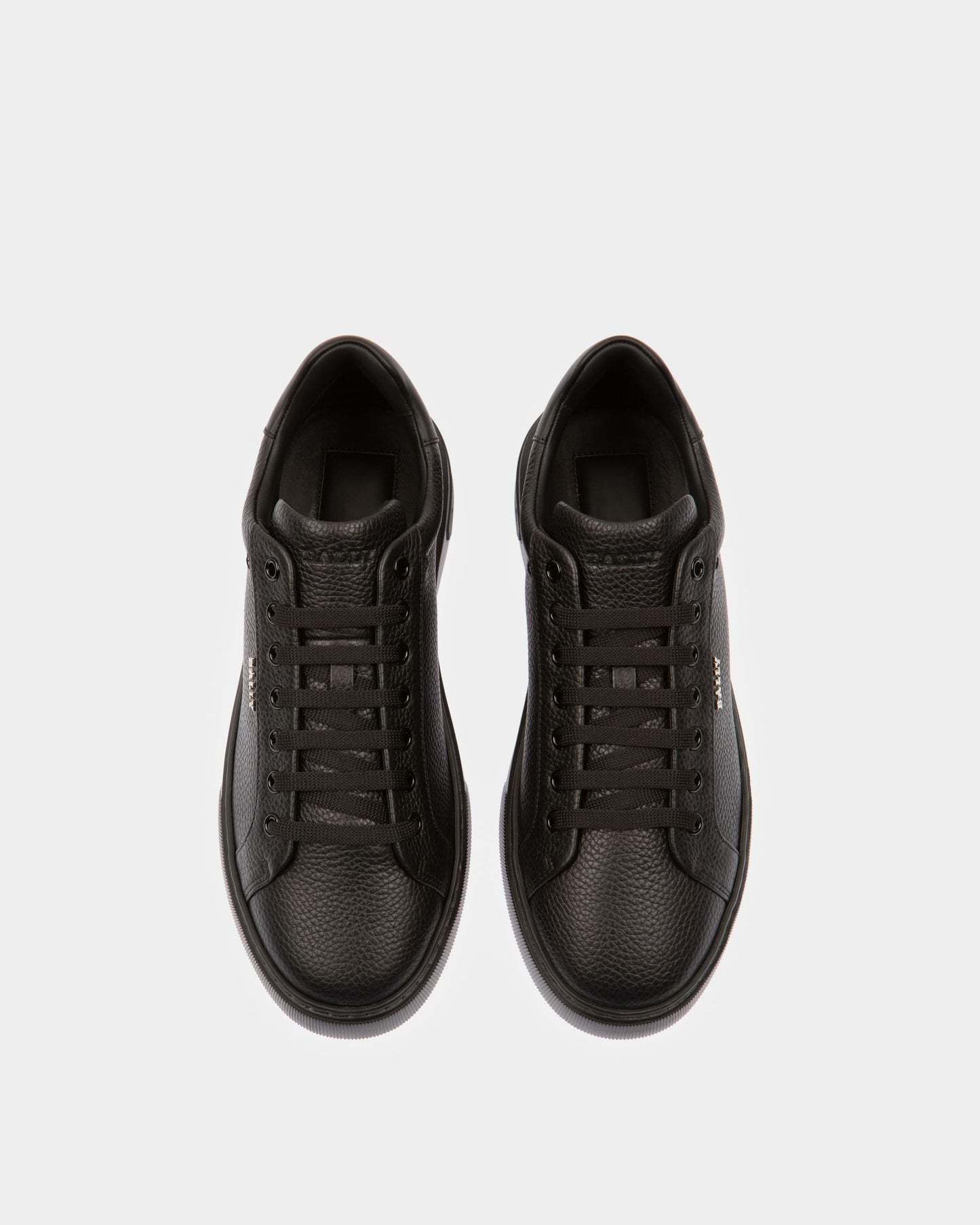 Miky Leather Sneakers In Black