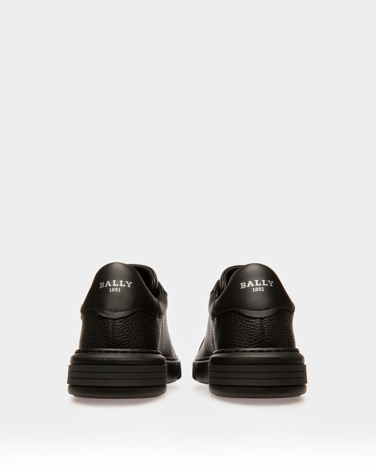 Miky Leather Sneakers In Black