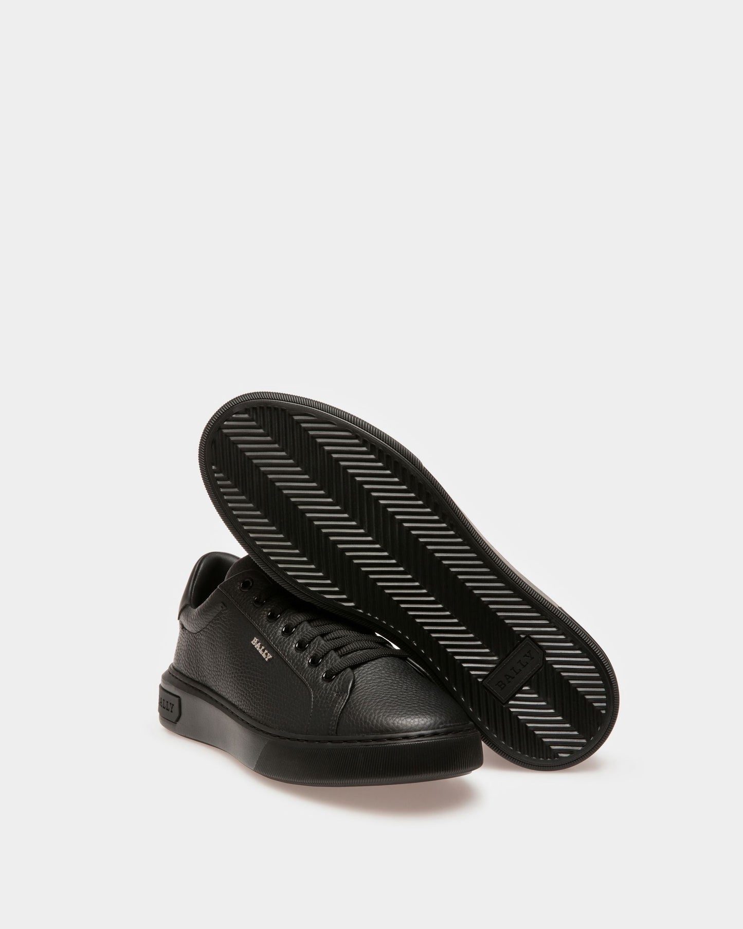 Miky Leather Sneakers In Black
