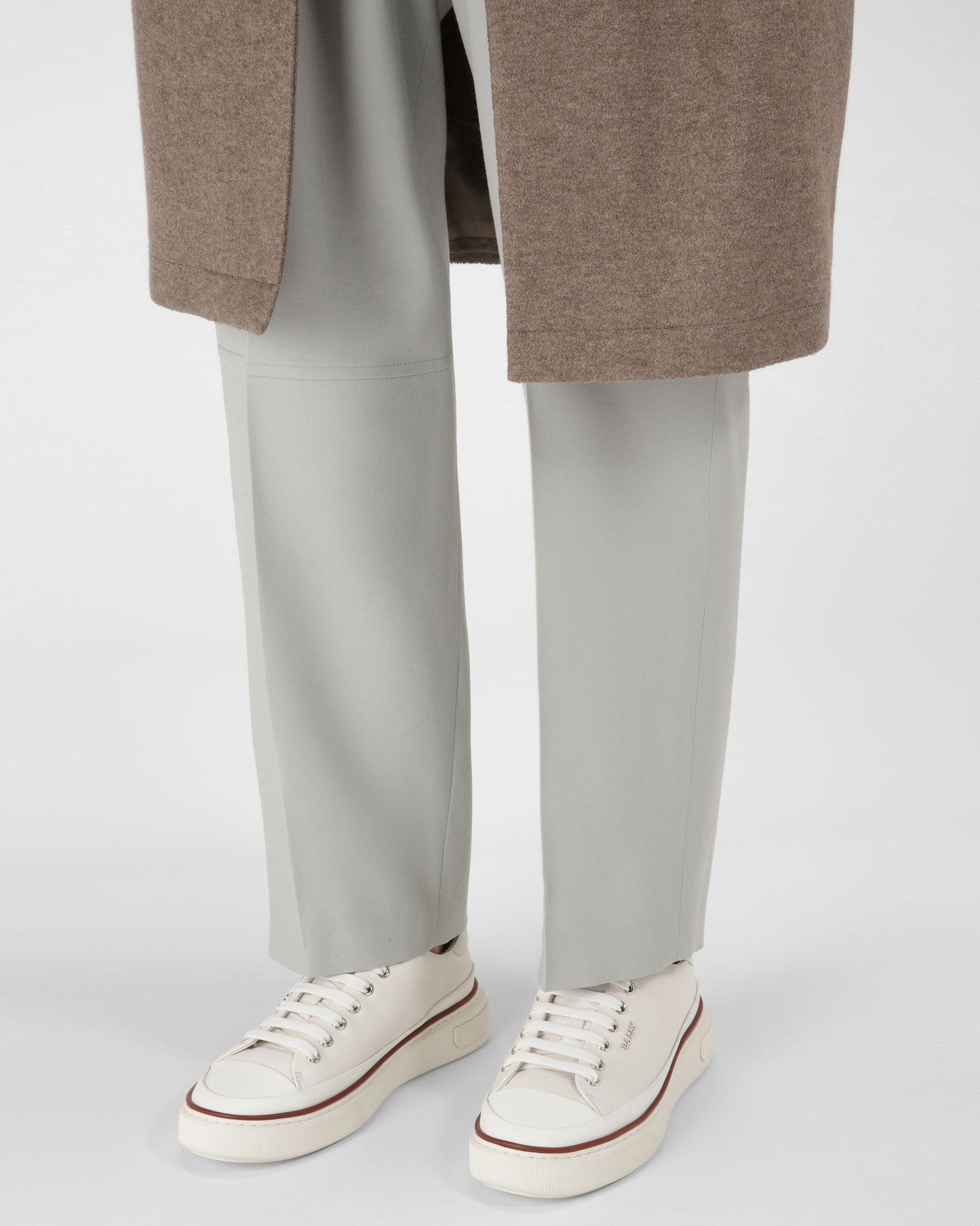 Maily Leather Sneakers In White