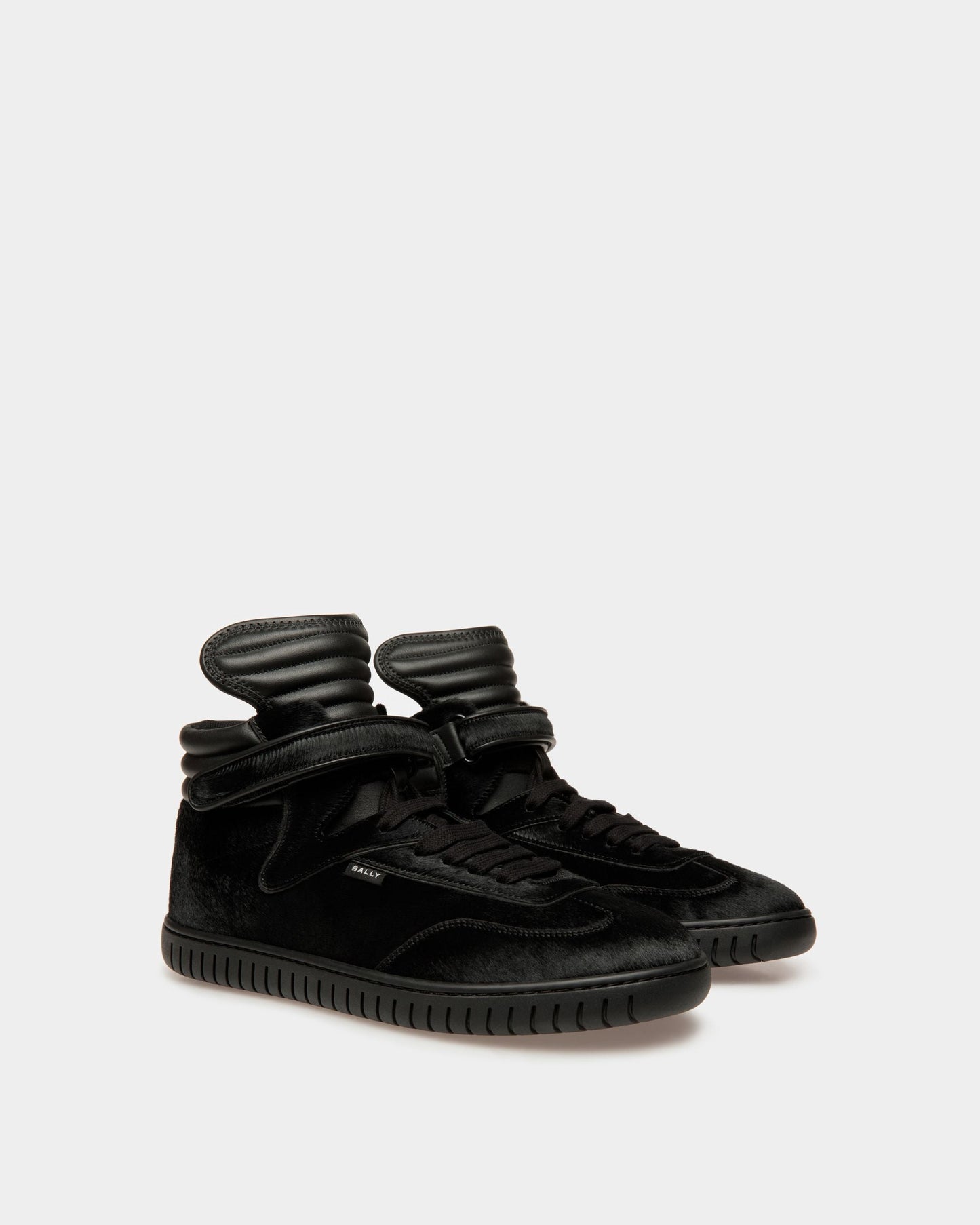 Player Sneakers In Black Leather