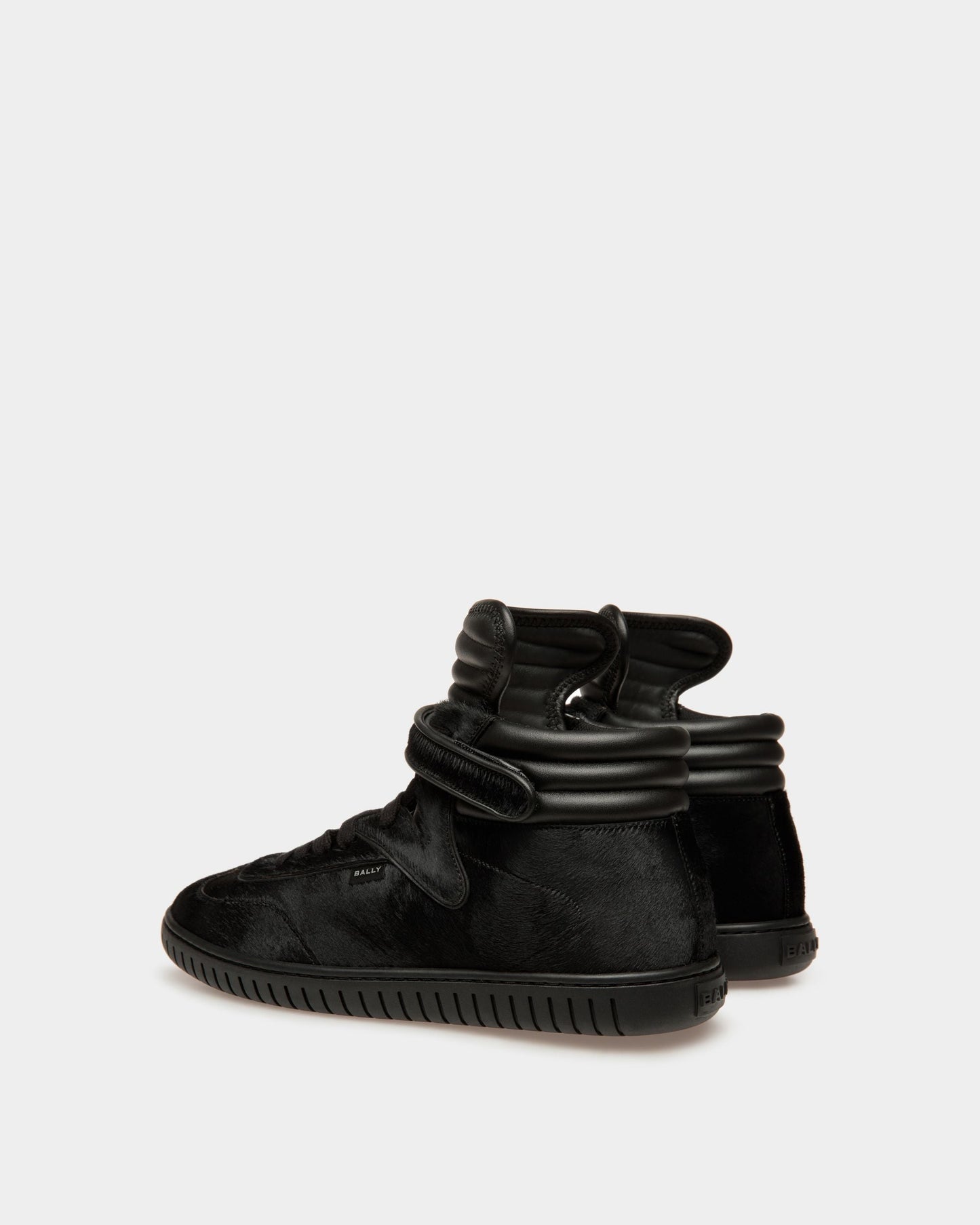 Player Sneakers In Black Leather