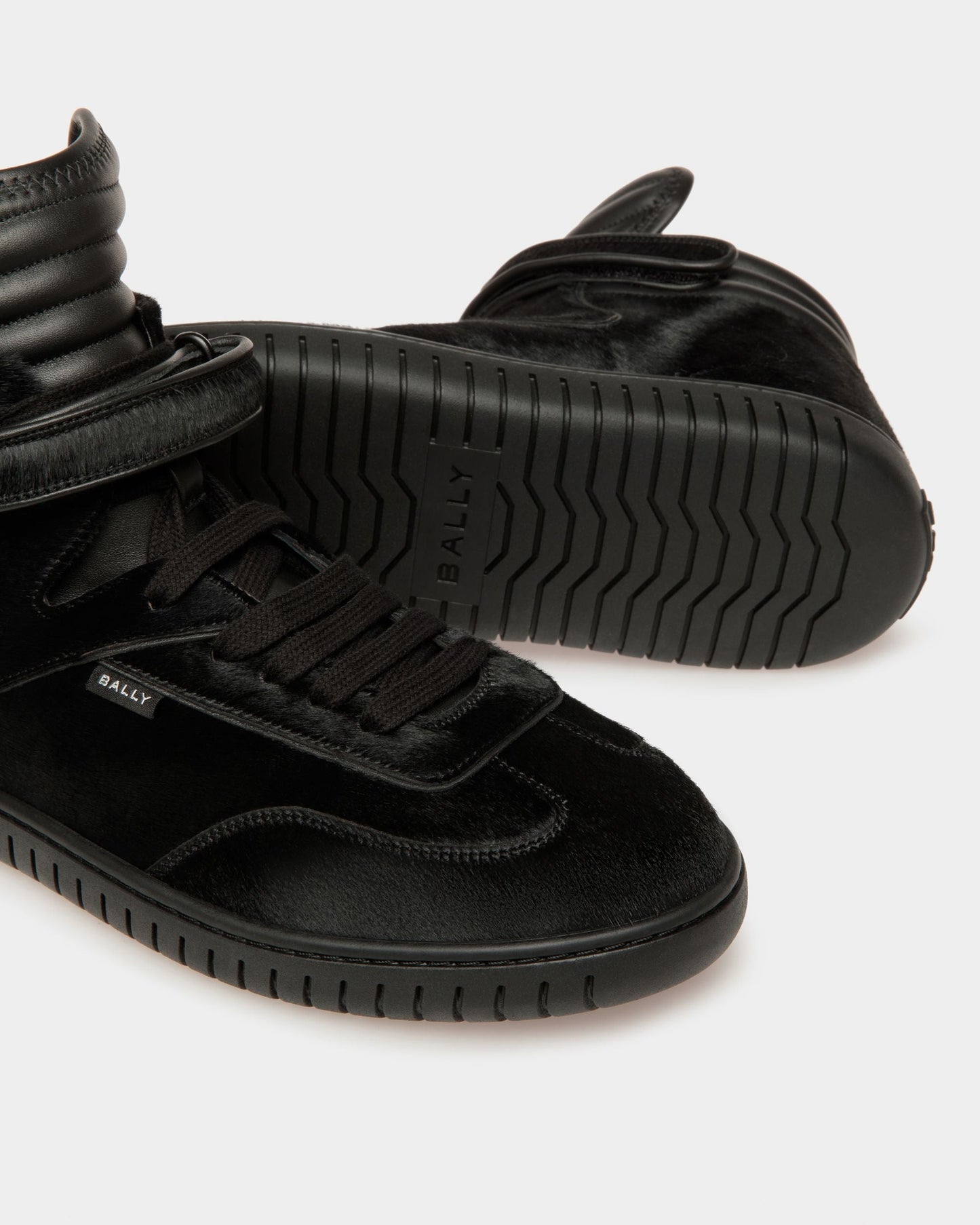 Player Sneakers In Black Leather