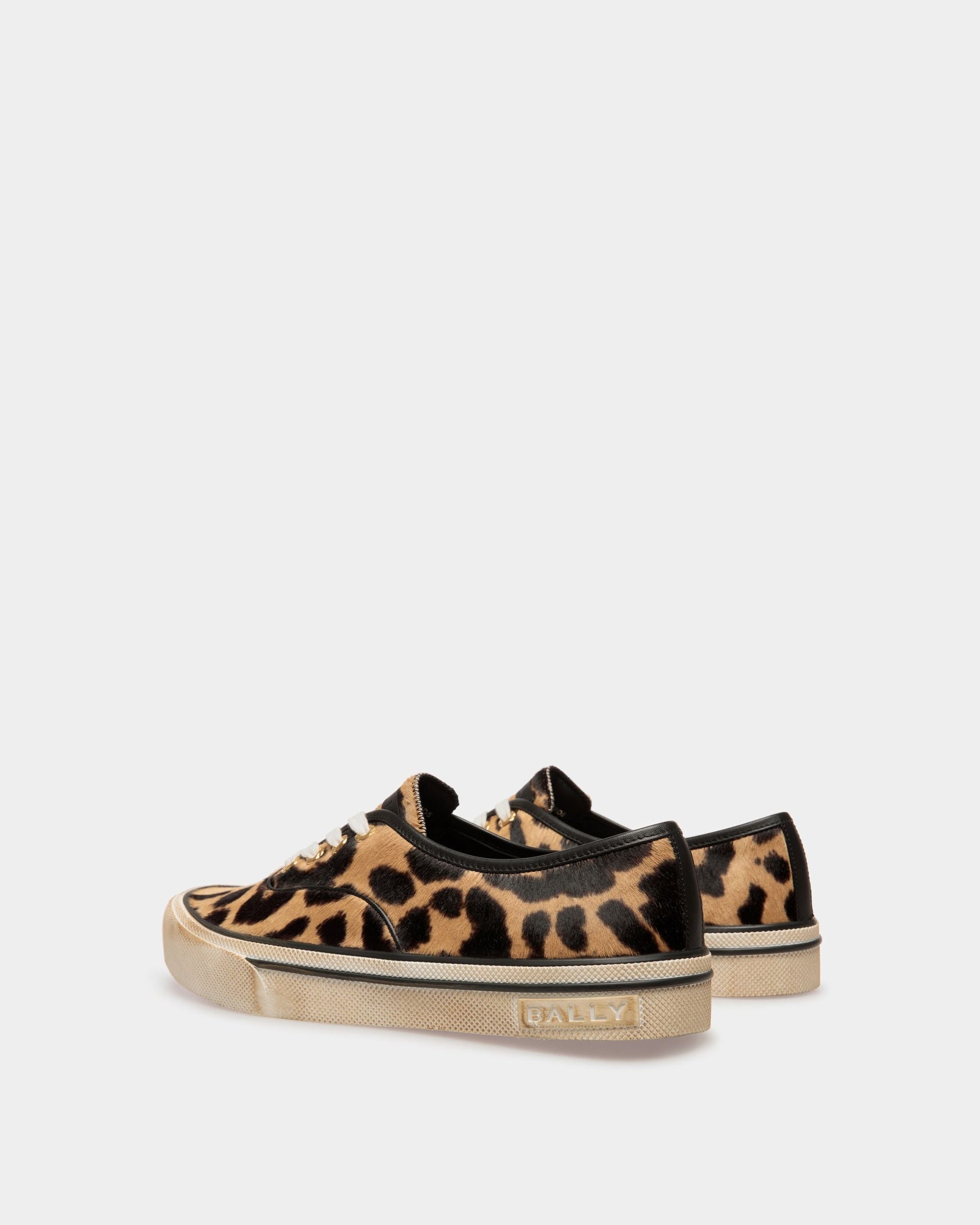 Lyder | Men's Sneakers | Brown Haircalf Leather | Bally | Still Life 3/4 Back