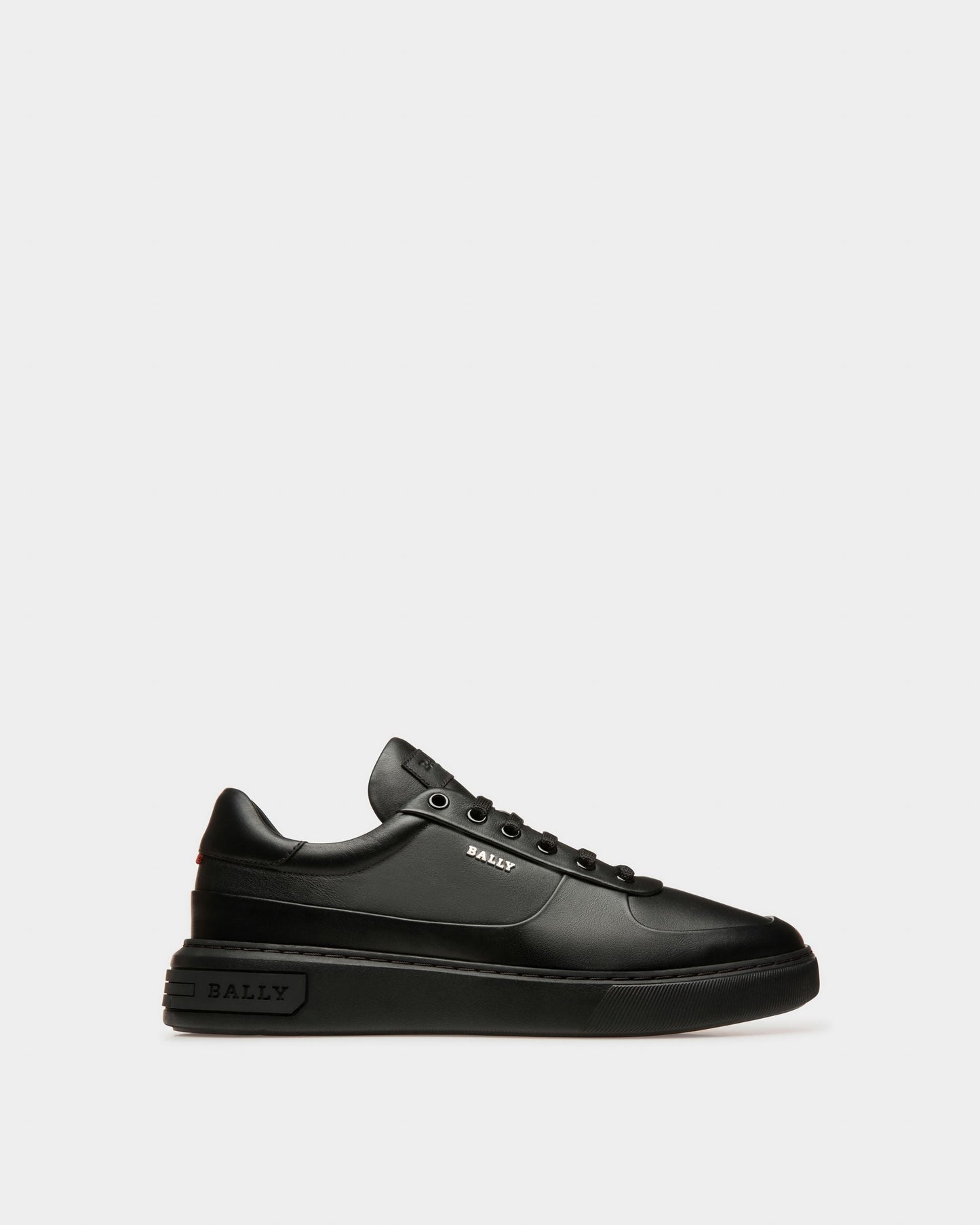 Manny Leather Sneakers In Black