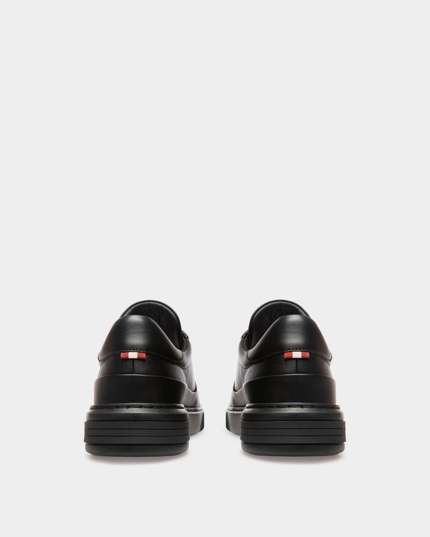 Manny Leather Sneakers In Black