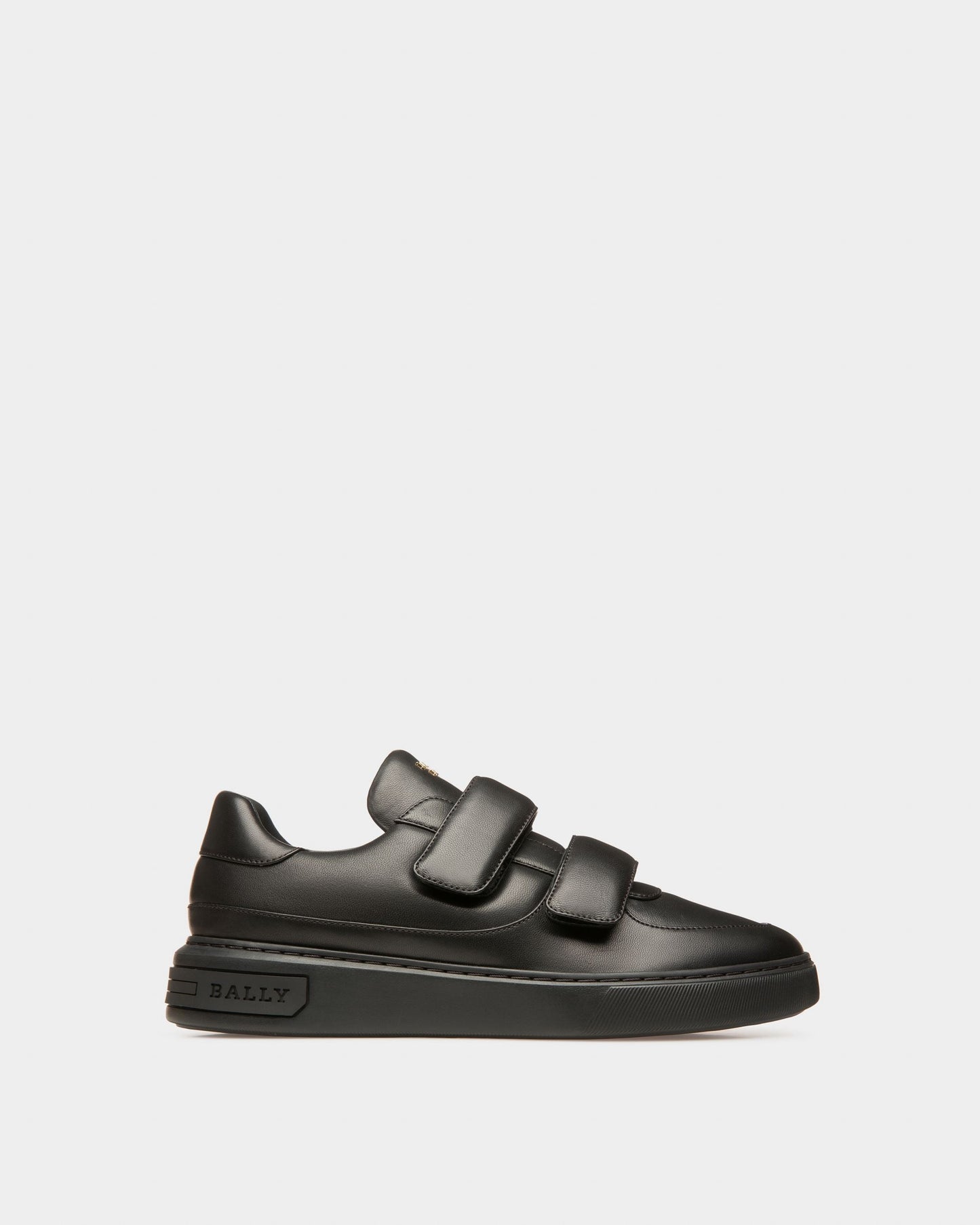 Maylor Leather Sneakers In Black
