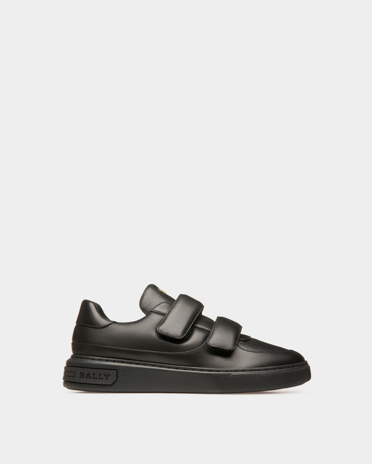 Maylor Leather Sneakers In Black