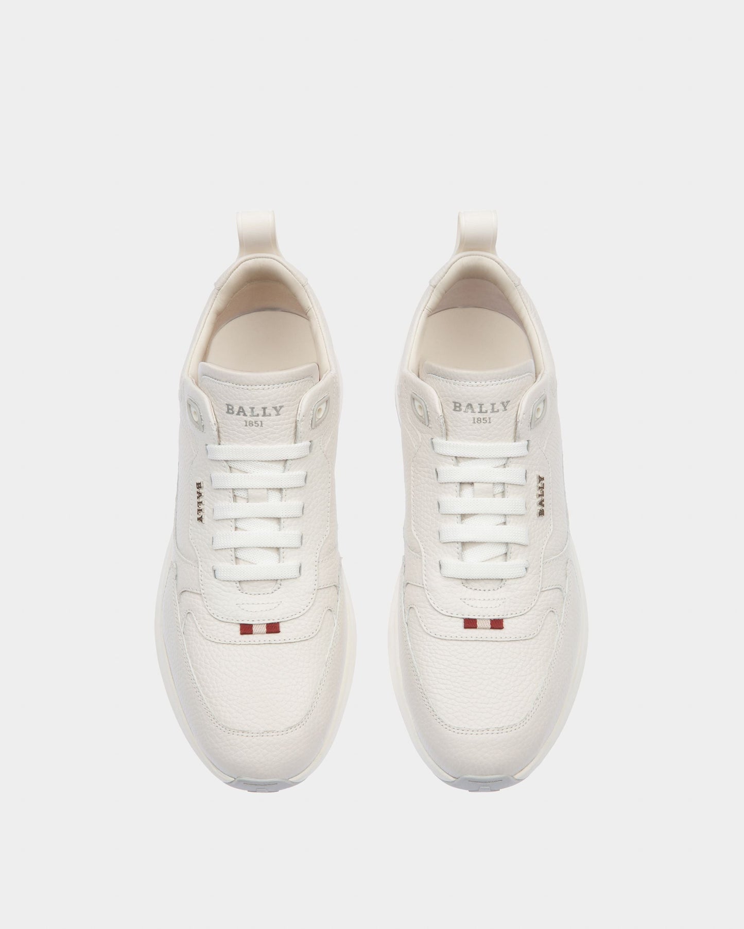 Dave Leather Sneakers In White
