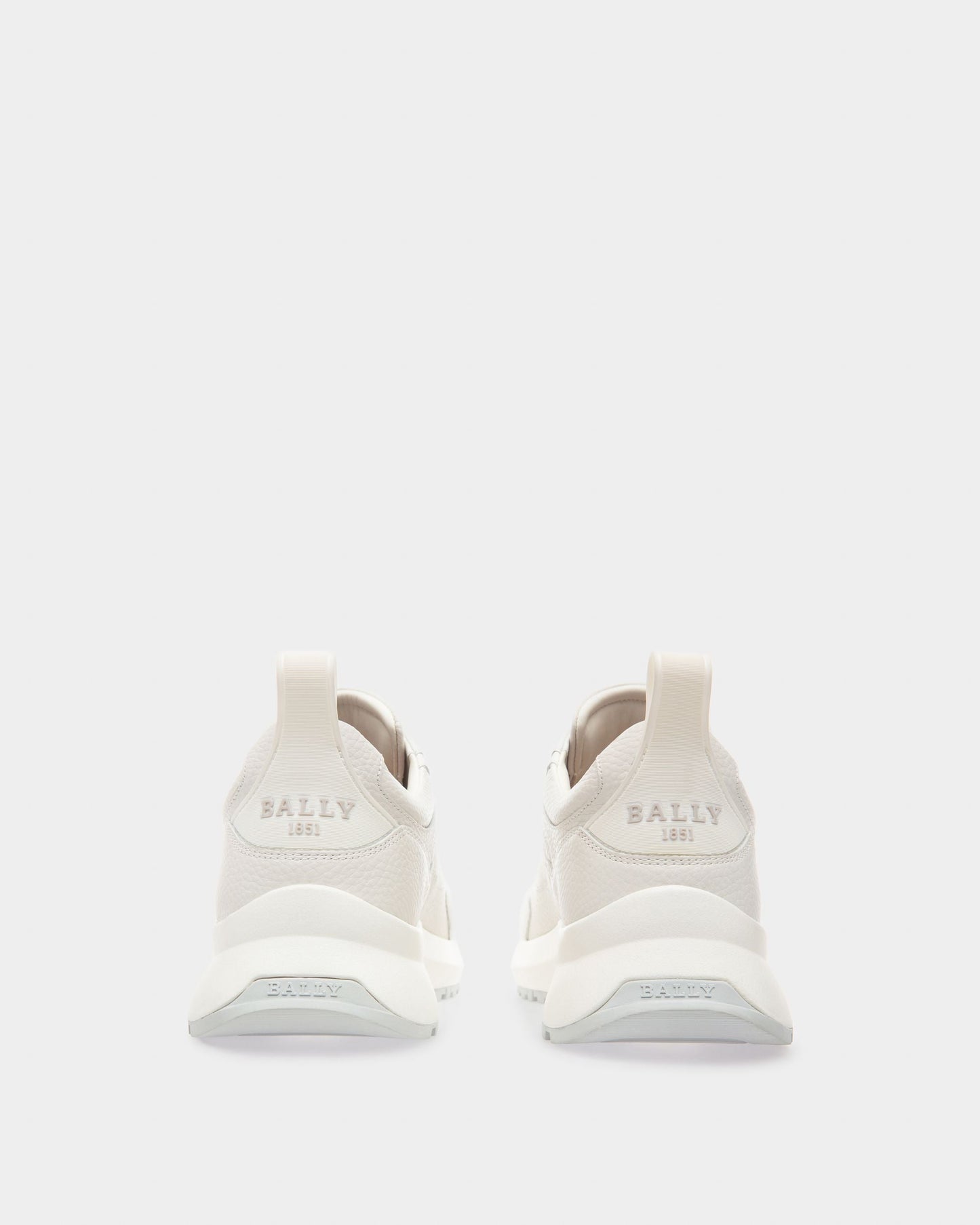 Dave Leather Sneakers In White