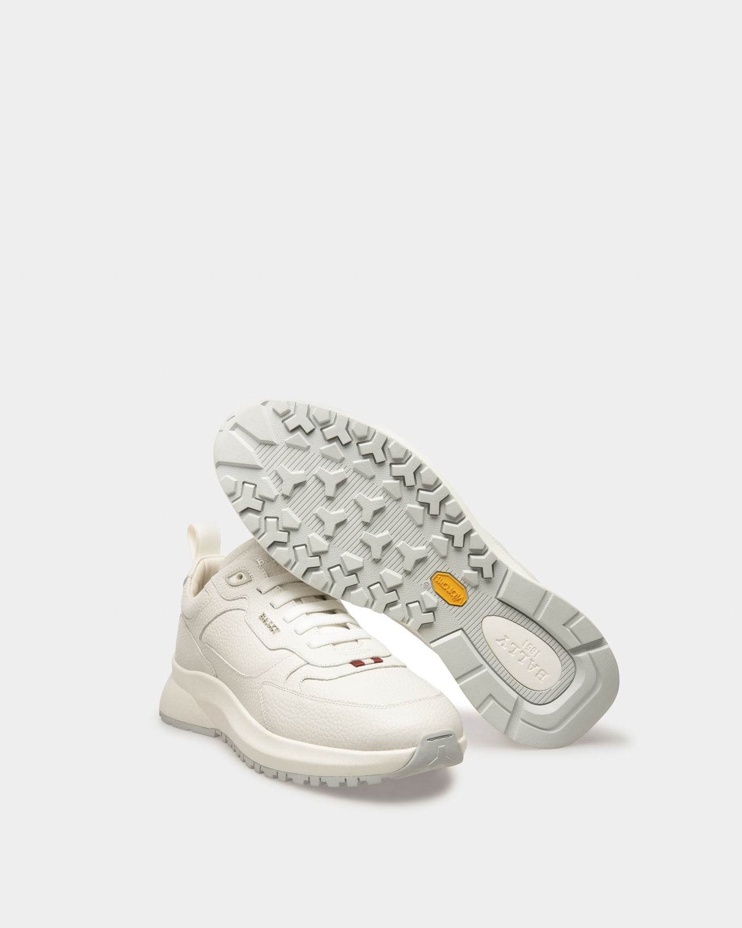 Dave Leather Sneakers In White