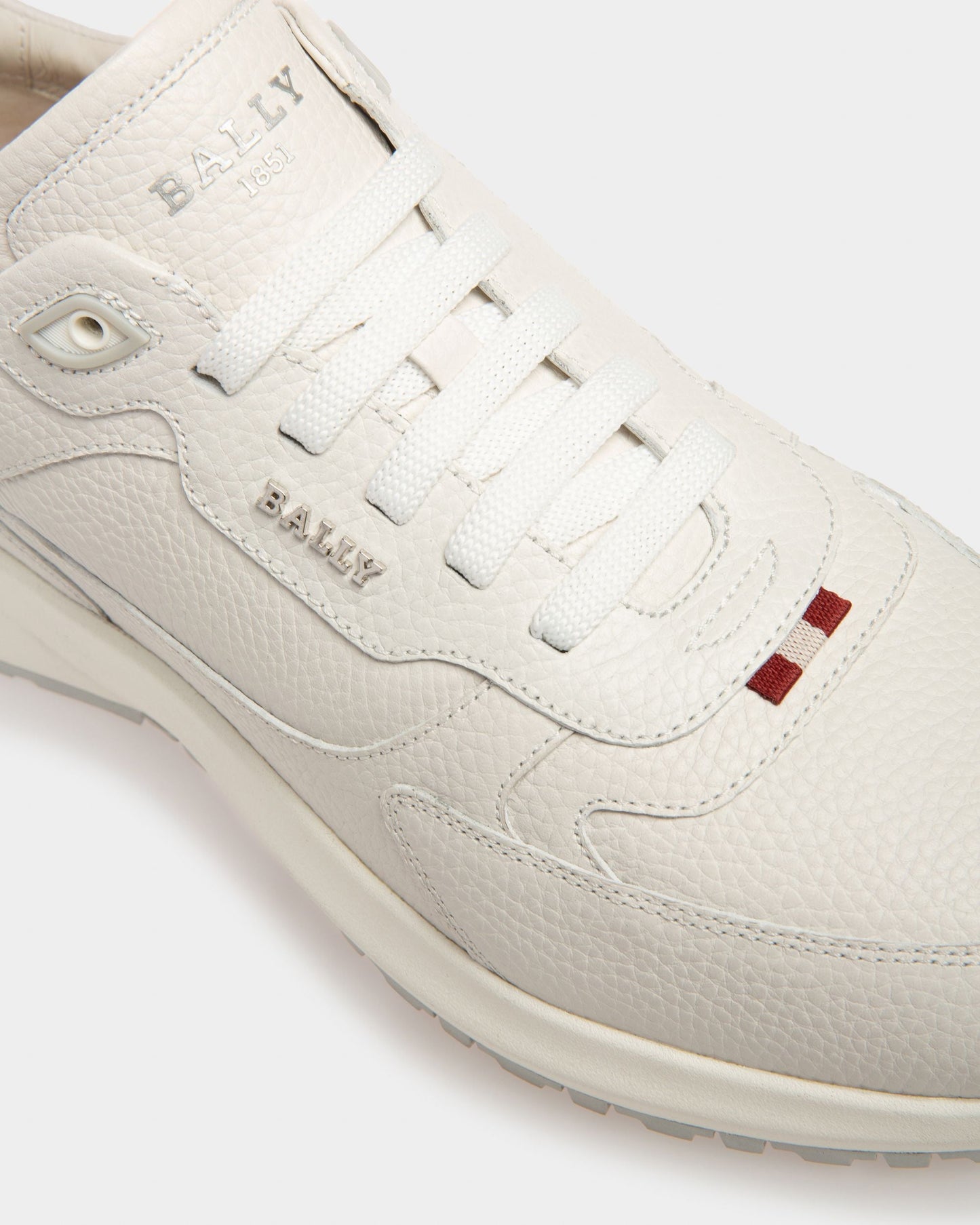 Dave Leather Sneakers In White
