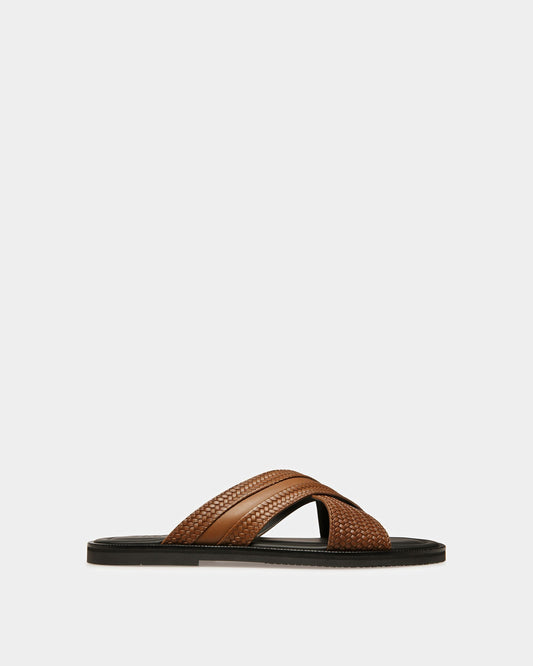 Jabil Leather Sandals In Sage