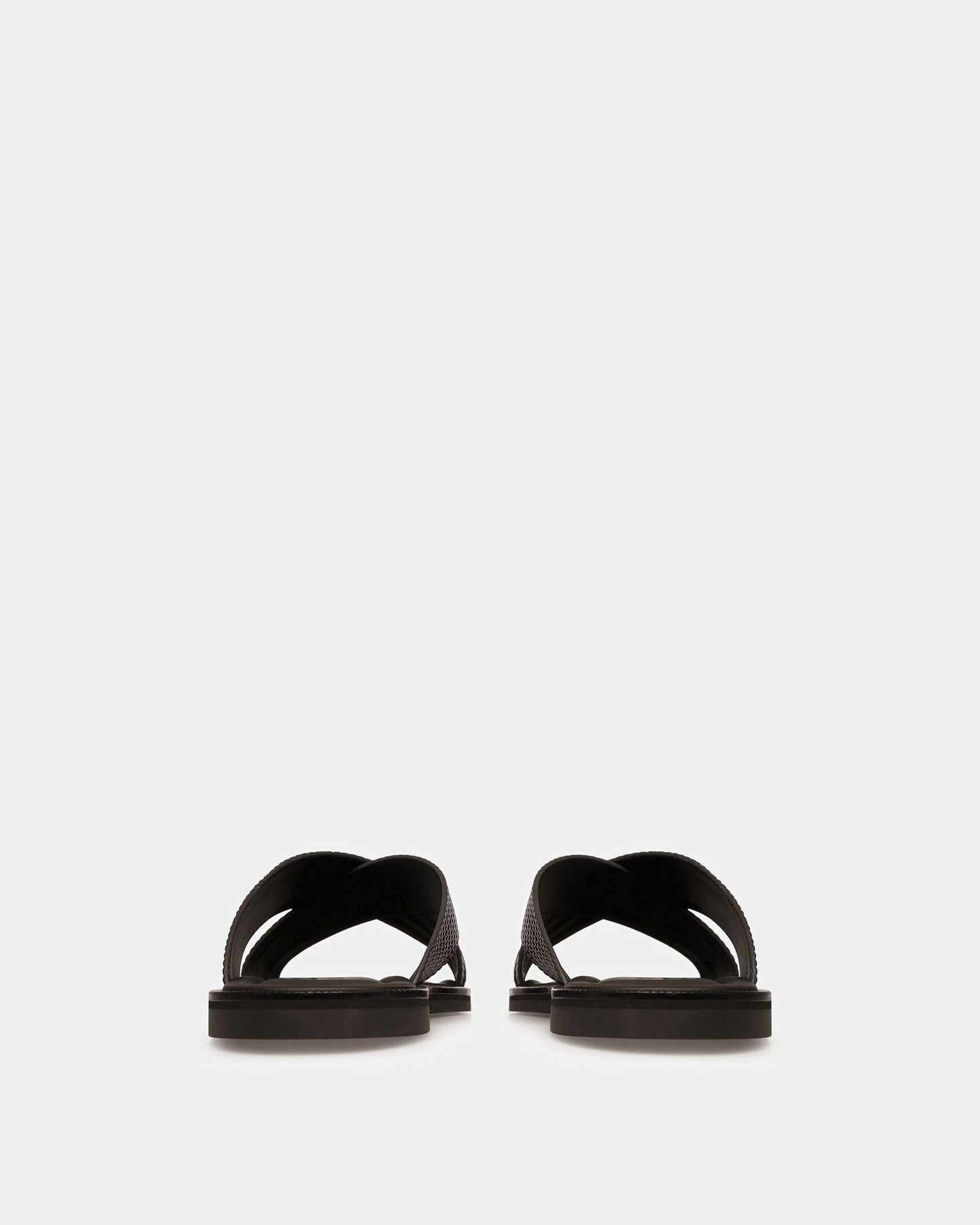 Jabil Leather Sandals In Black
