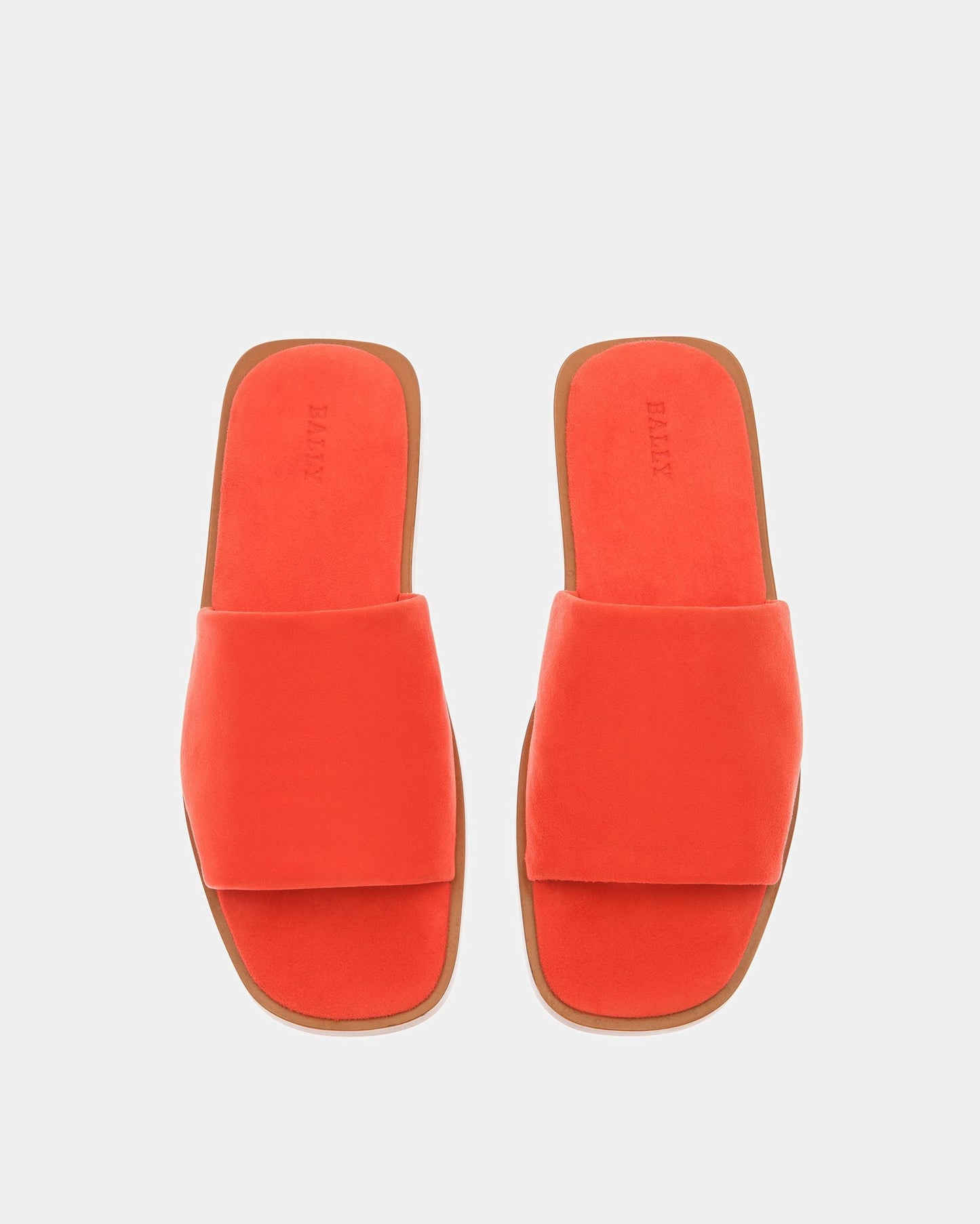Sabian Leather Sandals In Orange