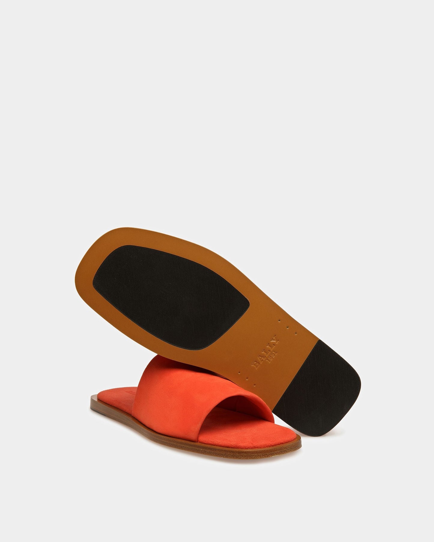 Sabian Leather Sandals In Orange
