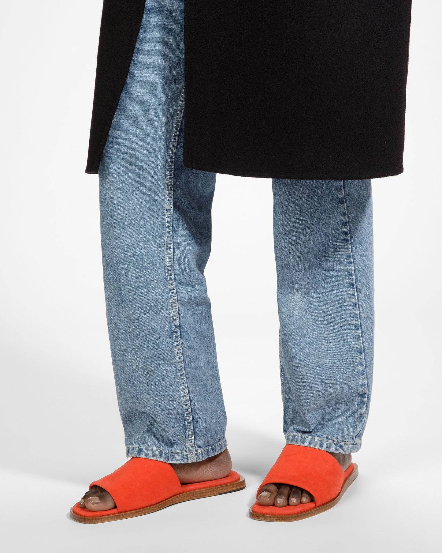 Sabian Leather Sandals In Orange