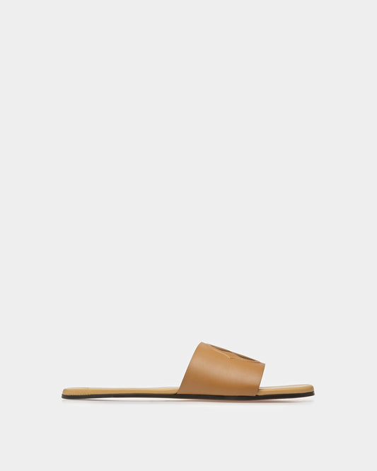 Goldie | Men's Fernando Sandals | Desert Leather | Bally | Still Life Side