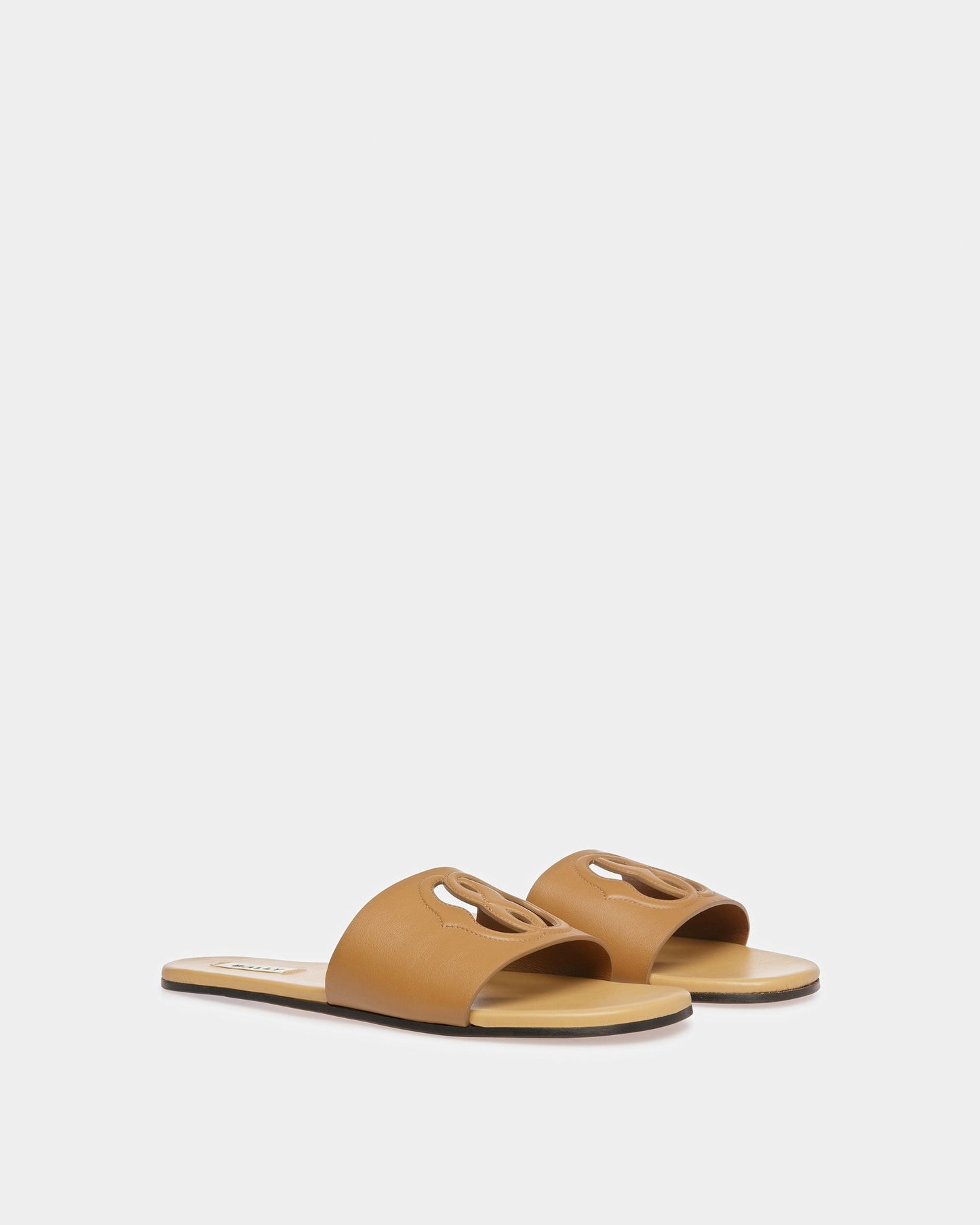 Goldie | Men's Fernando Sandals | Desert Leather | Bally | Still Life 3/4 Front