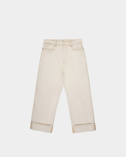 Trousers Trousers In Beige Mix Cotton And Elastan