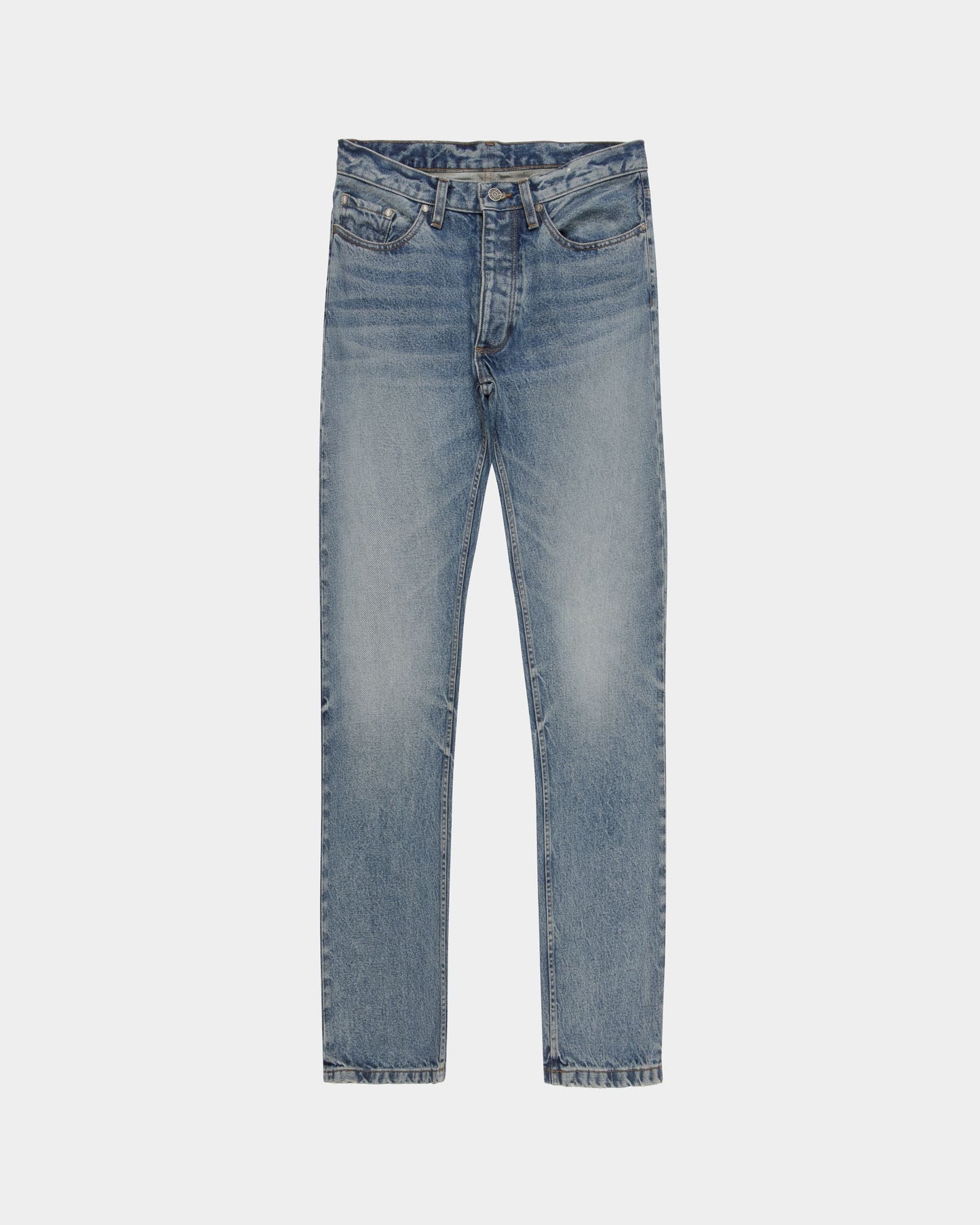 Flared Pants In Blue Denim