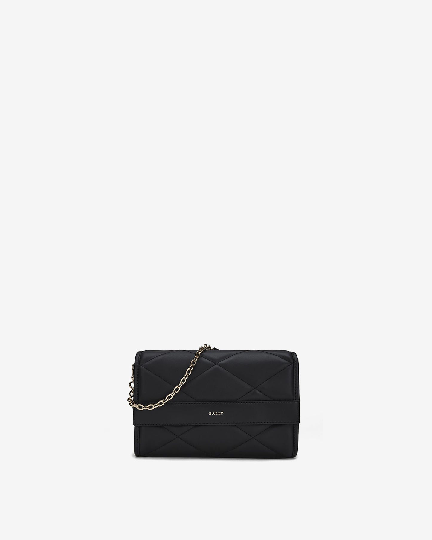 Crossbody Bag in Black Leather