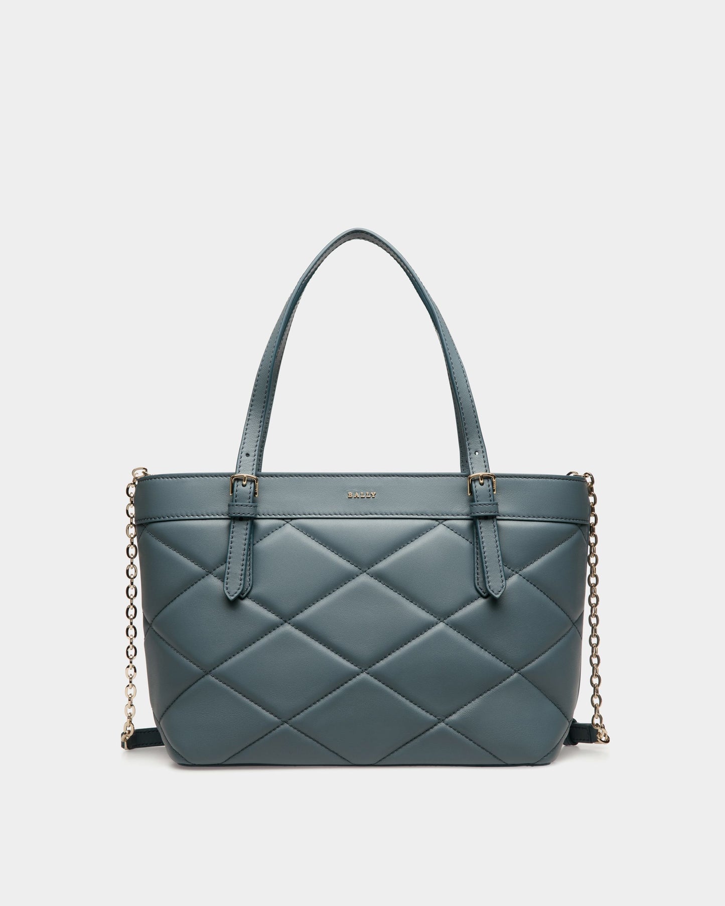 Tote in Grey Leather