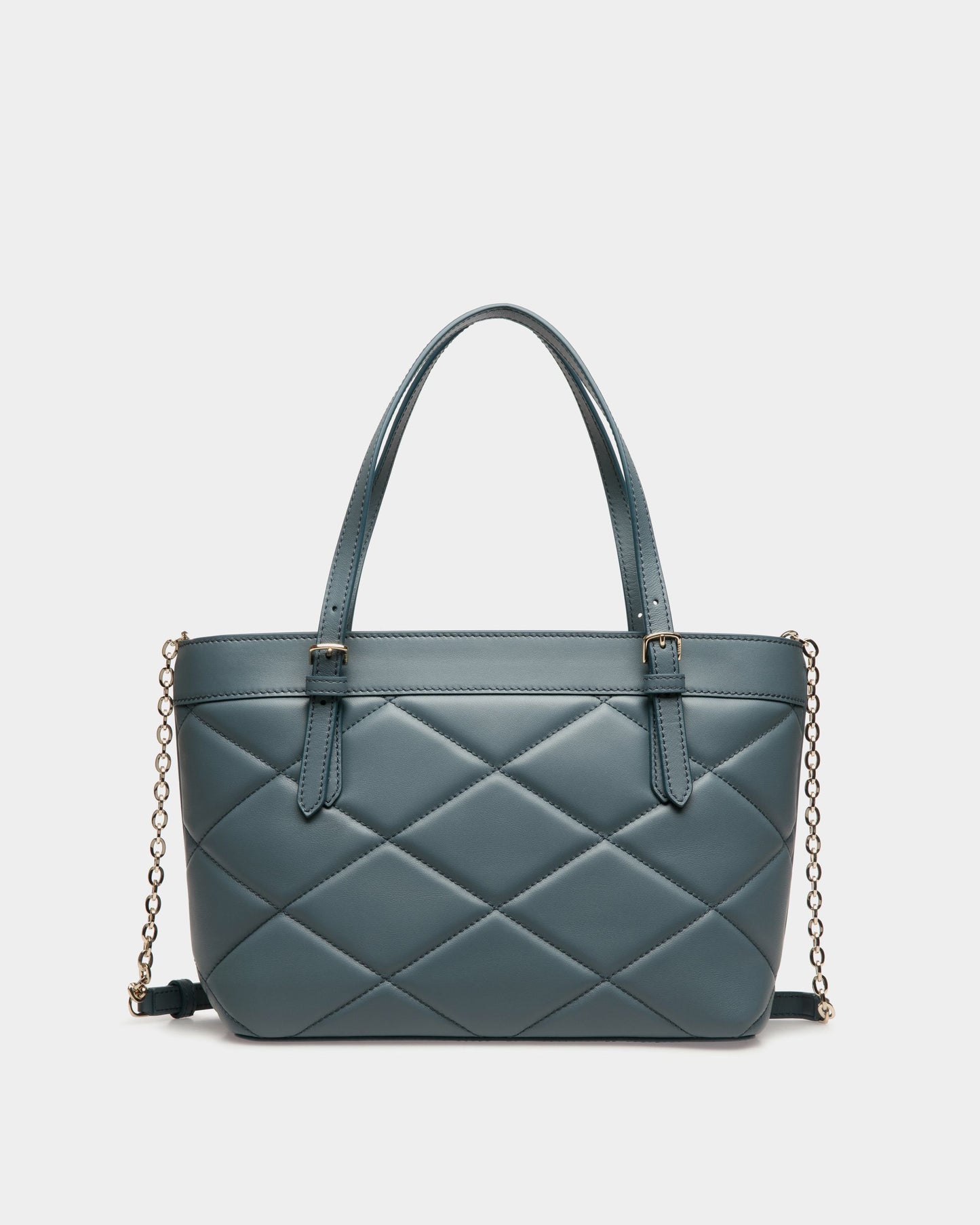 Tote in Grey Leather