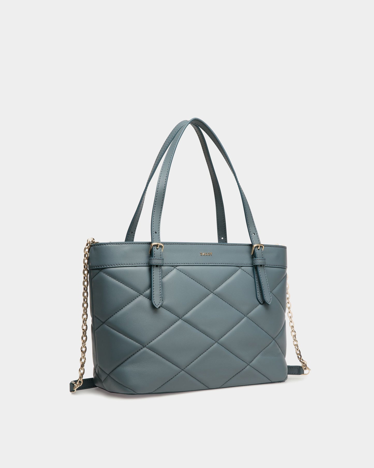 Tote in Grey Leather