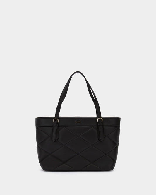 Tote in Black Leather