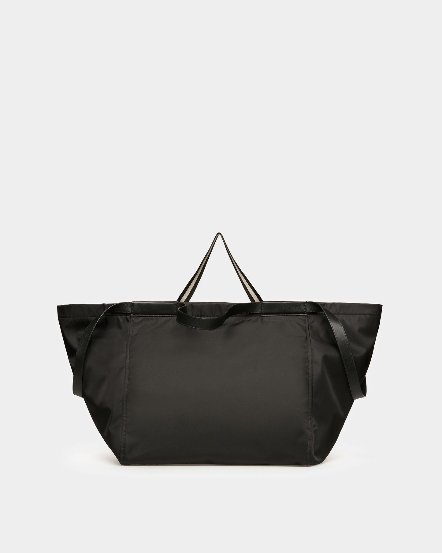 Billboard Leather Tote In Black