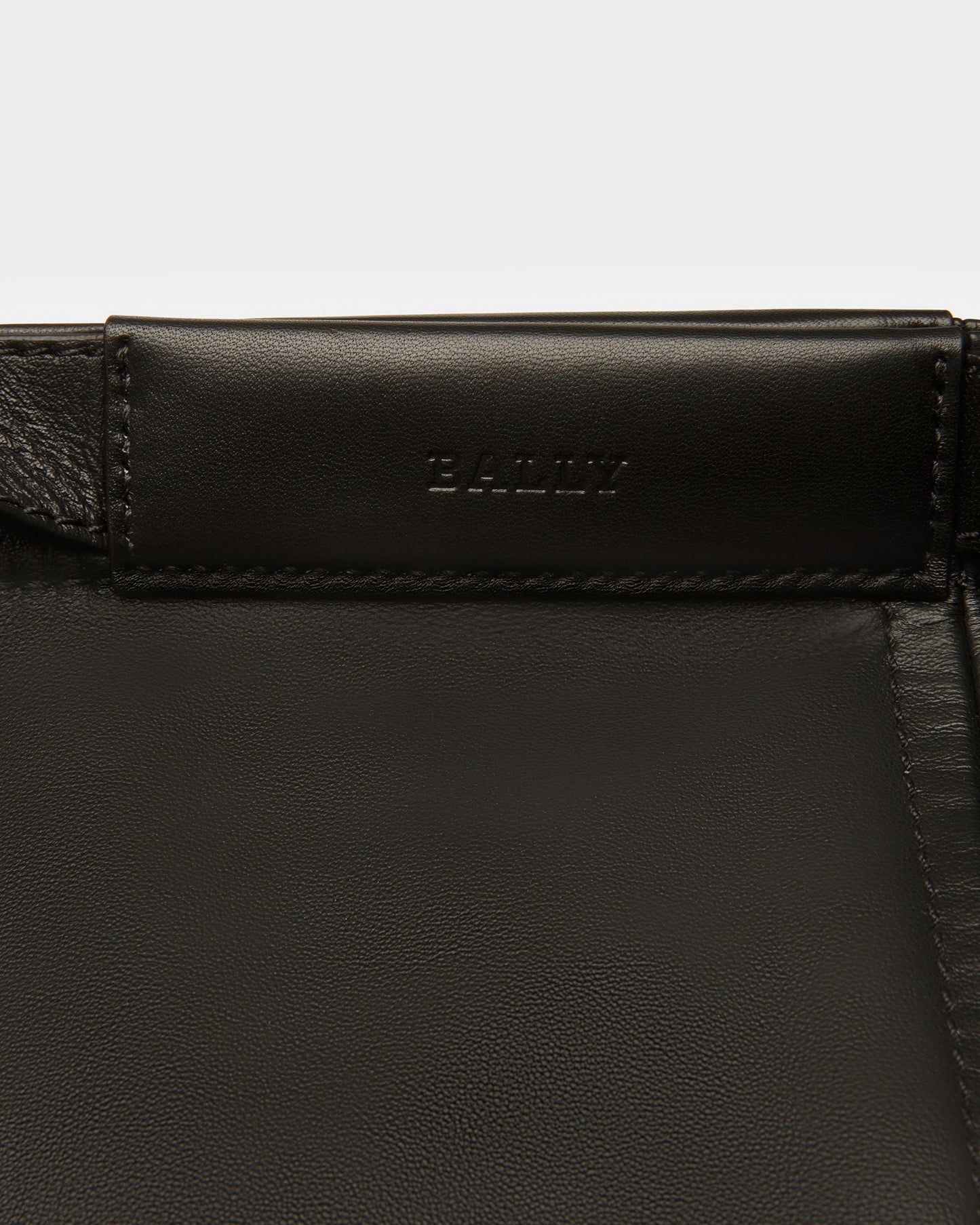 Billboard Leather Tote In Black
