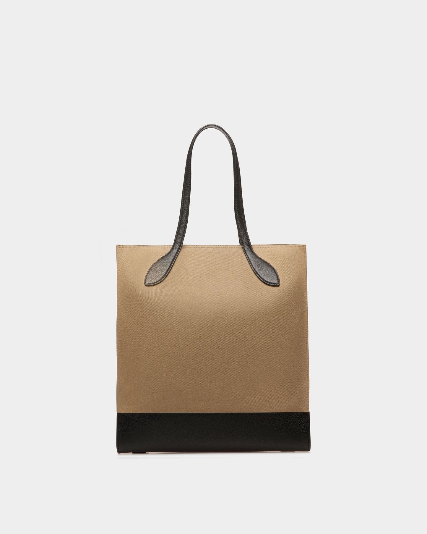 Bar Keep On | Women's Tote Bag | Sand And Black Fabric | Bally | Still Life Back