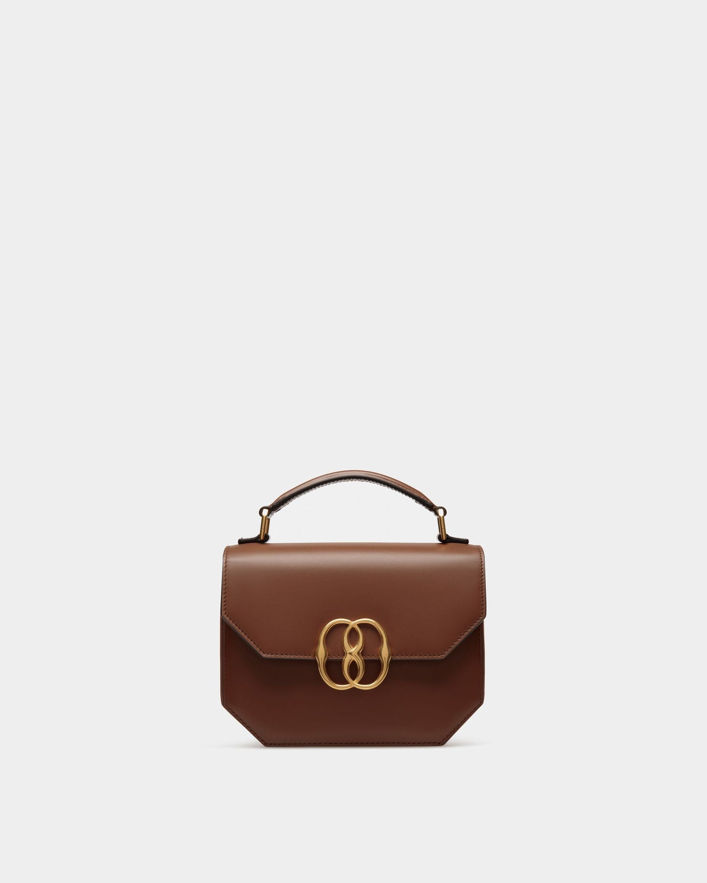 Emblem Minibag In Brown Leather