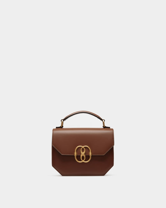 Emblem Minibag In Brown Leather