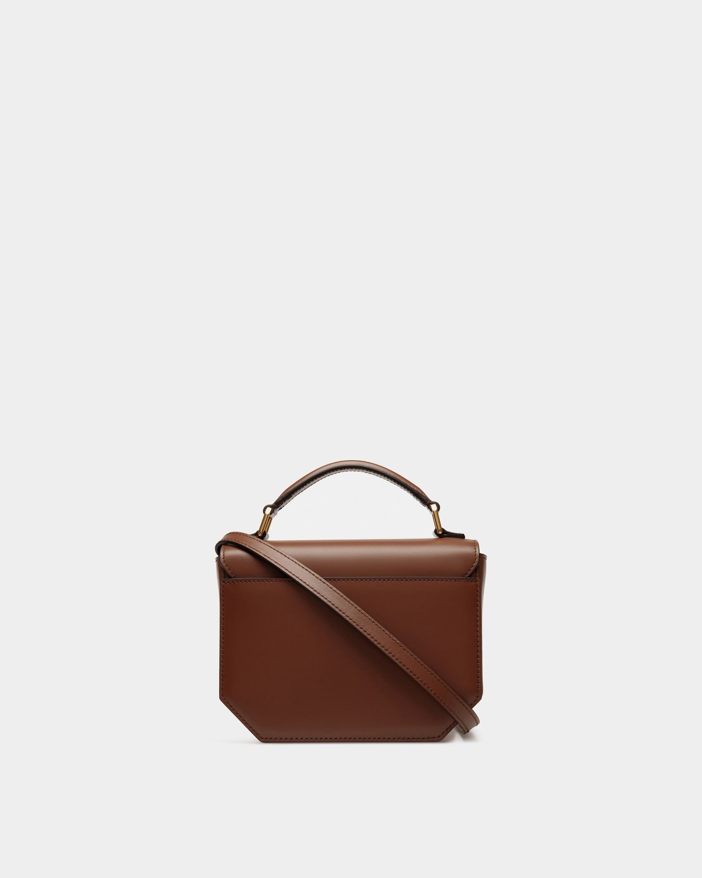 Emblem Minibag In Brown Leather