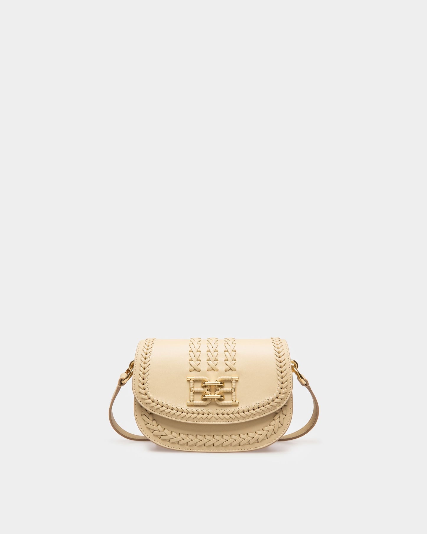 Baily Leather Minibag In Light Beige