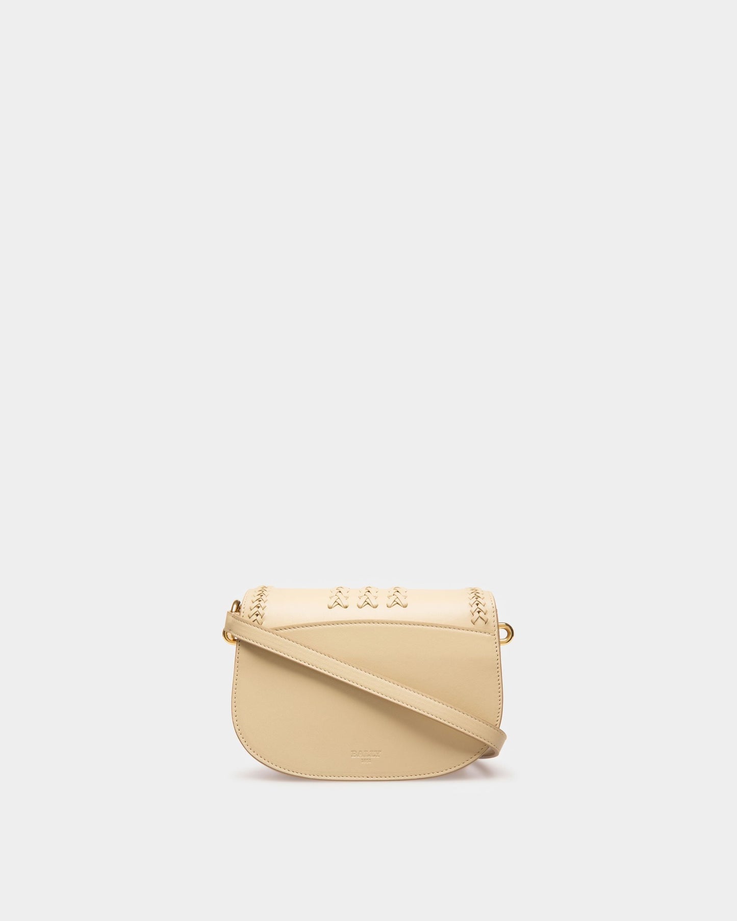 Baily Leather Minibag In Light Beige