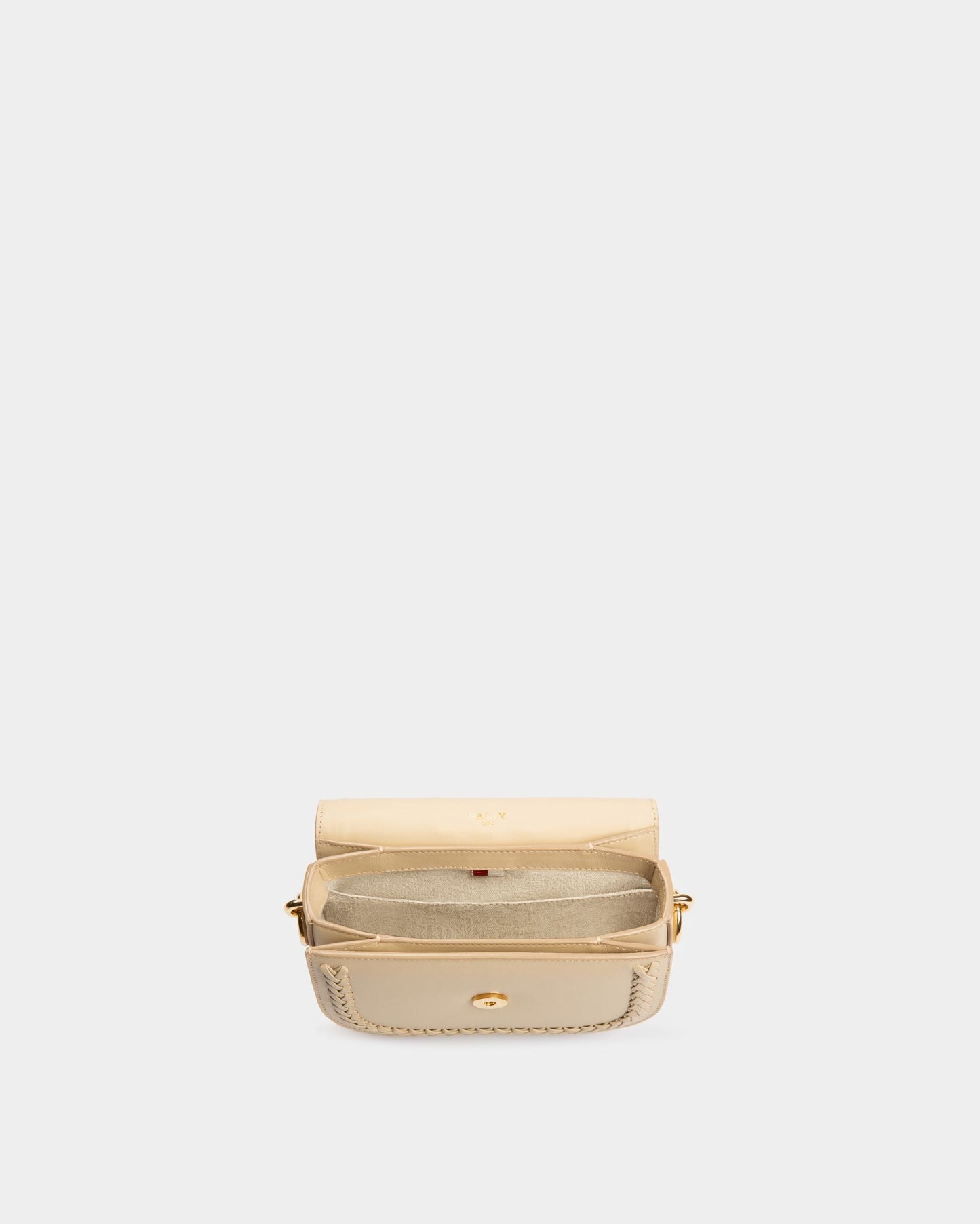 Baily Leather Minibag In Light Beige
