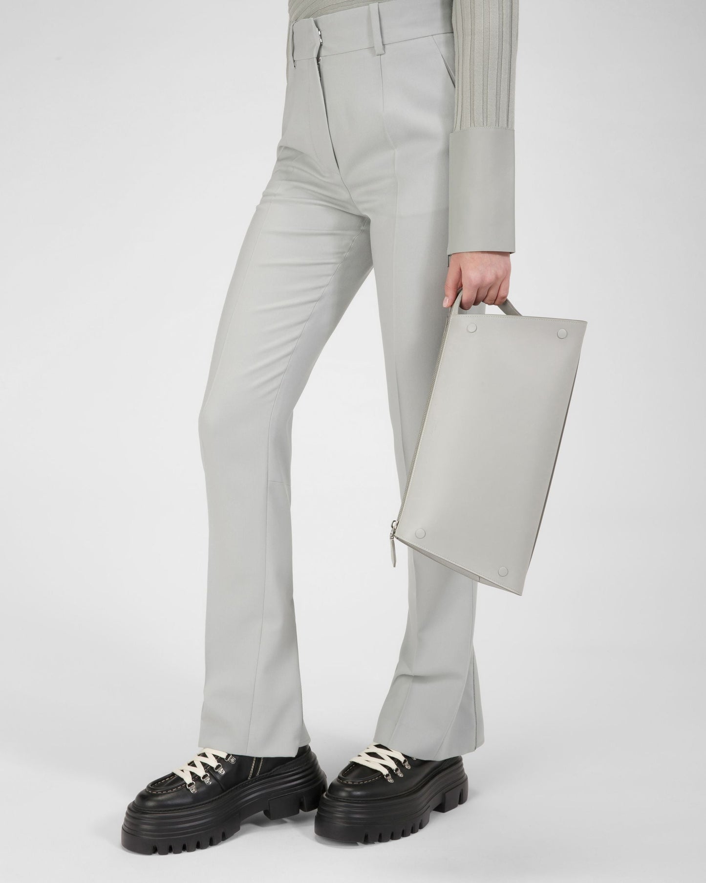 Arieel Leather Minibag In Light Blue