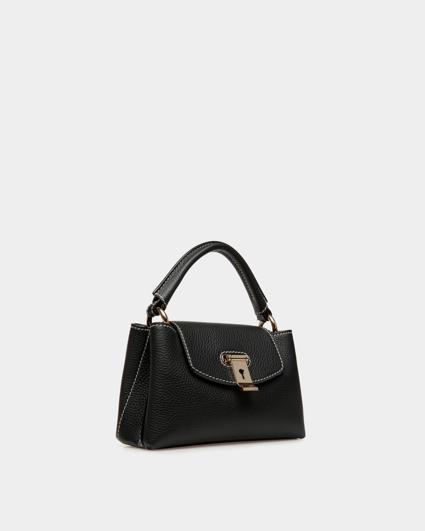 Layka XS Leather Minibag In Black