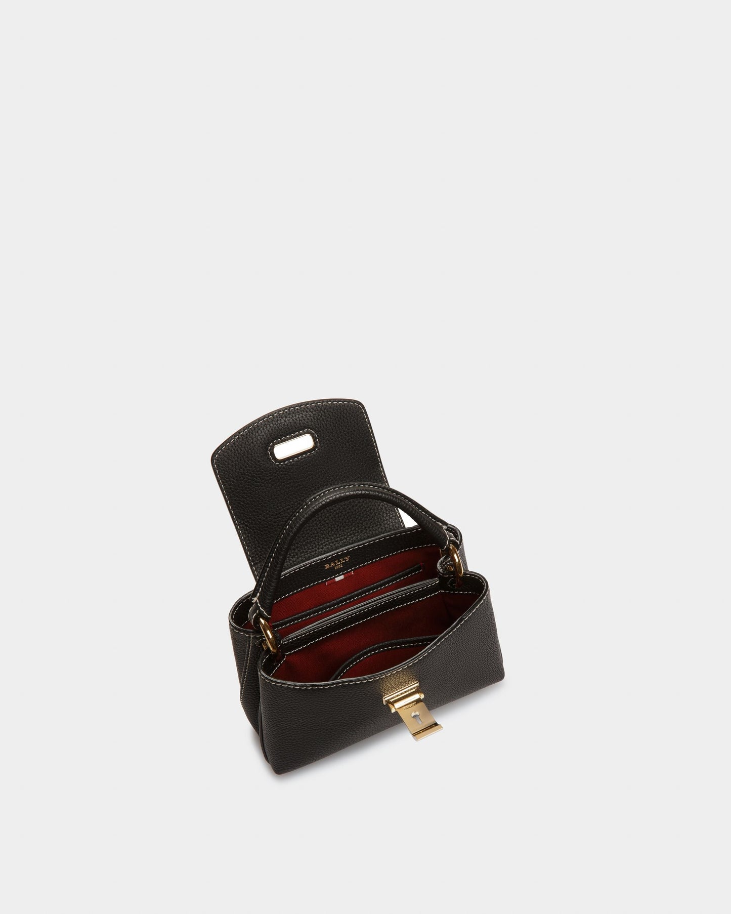 Layka XS Leather Minibag In Black
